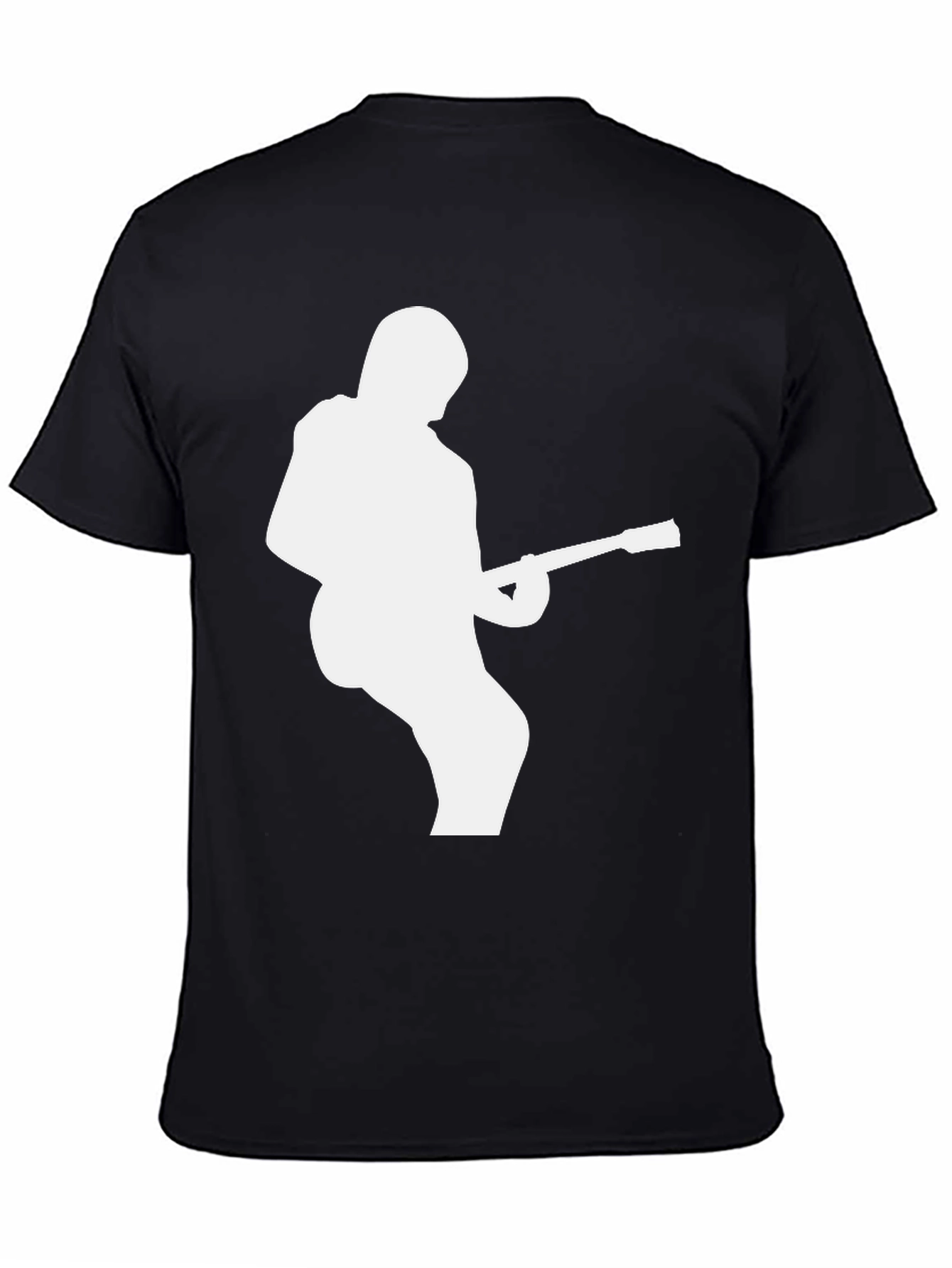 Guitarist Silhouette Black T-Shirt