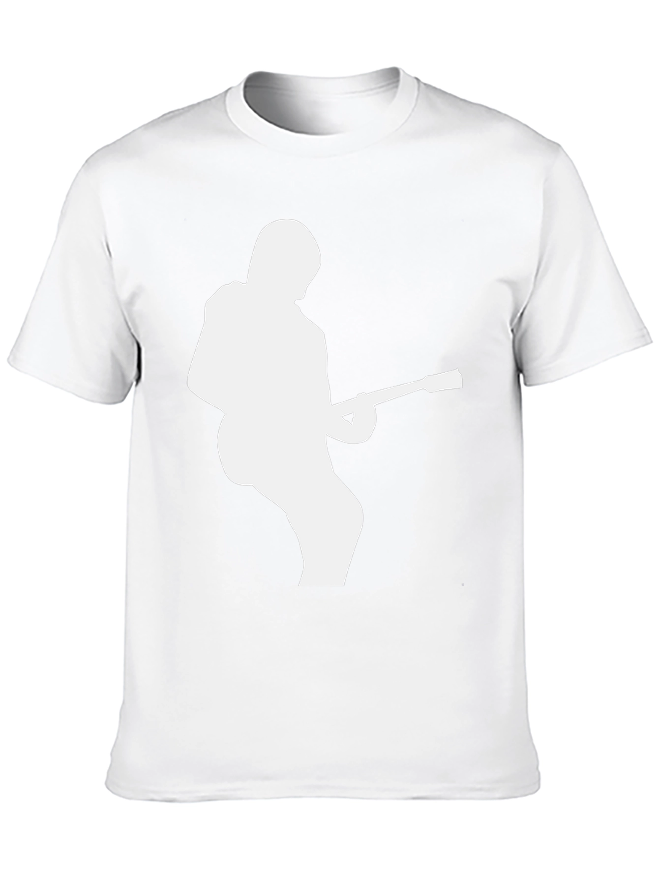 Guitarist Silhouette Black T-Shirt