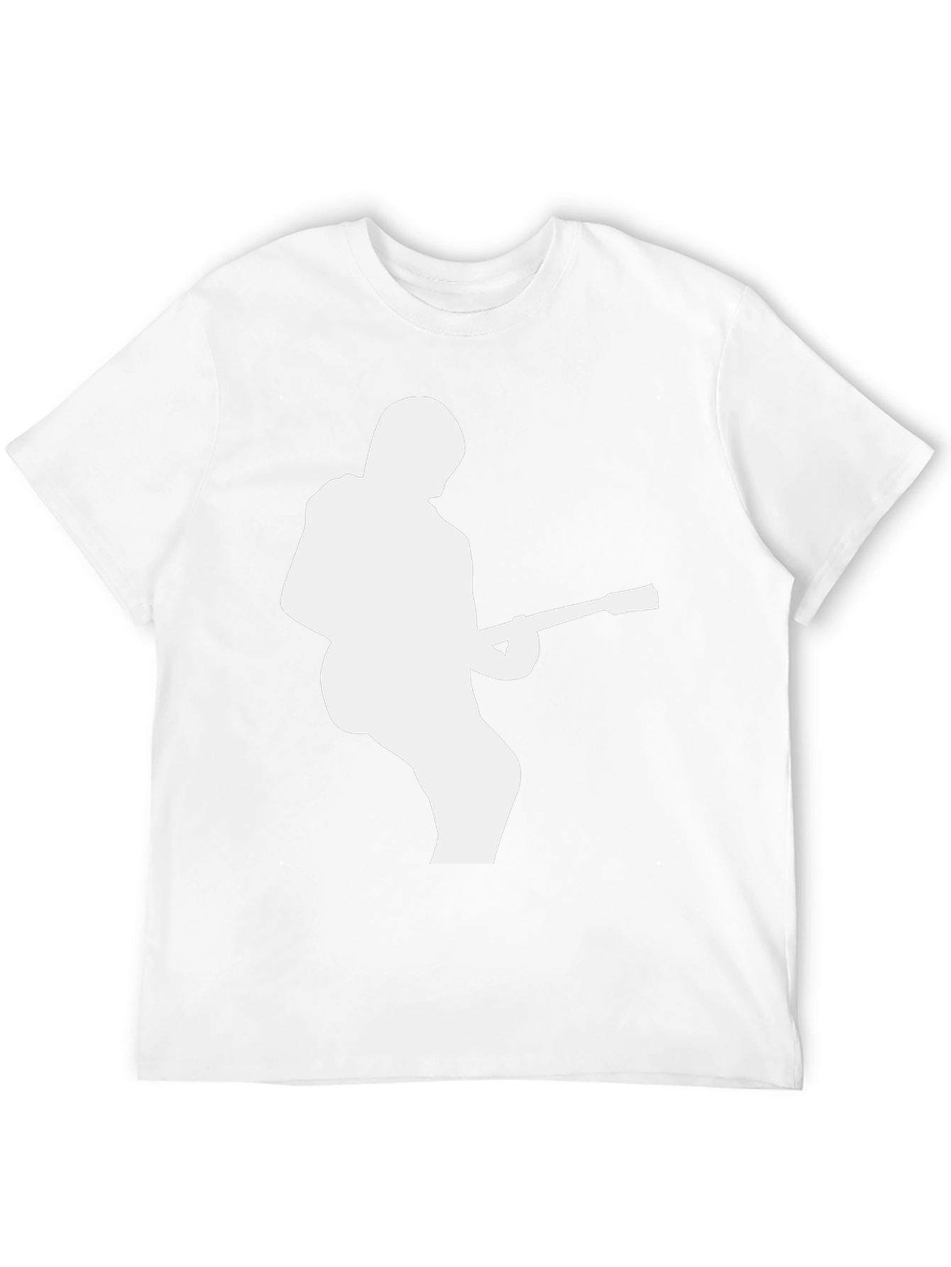 Guitarist Silhouette Black T-Shirt