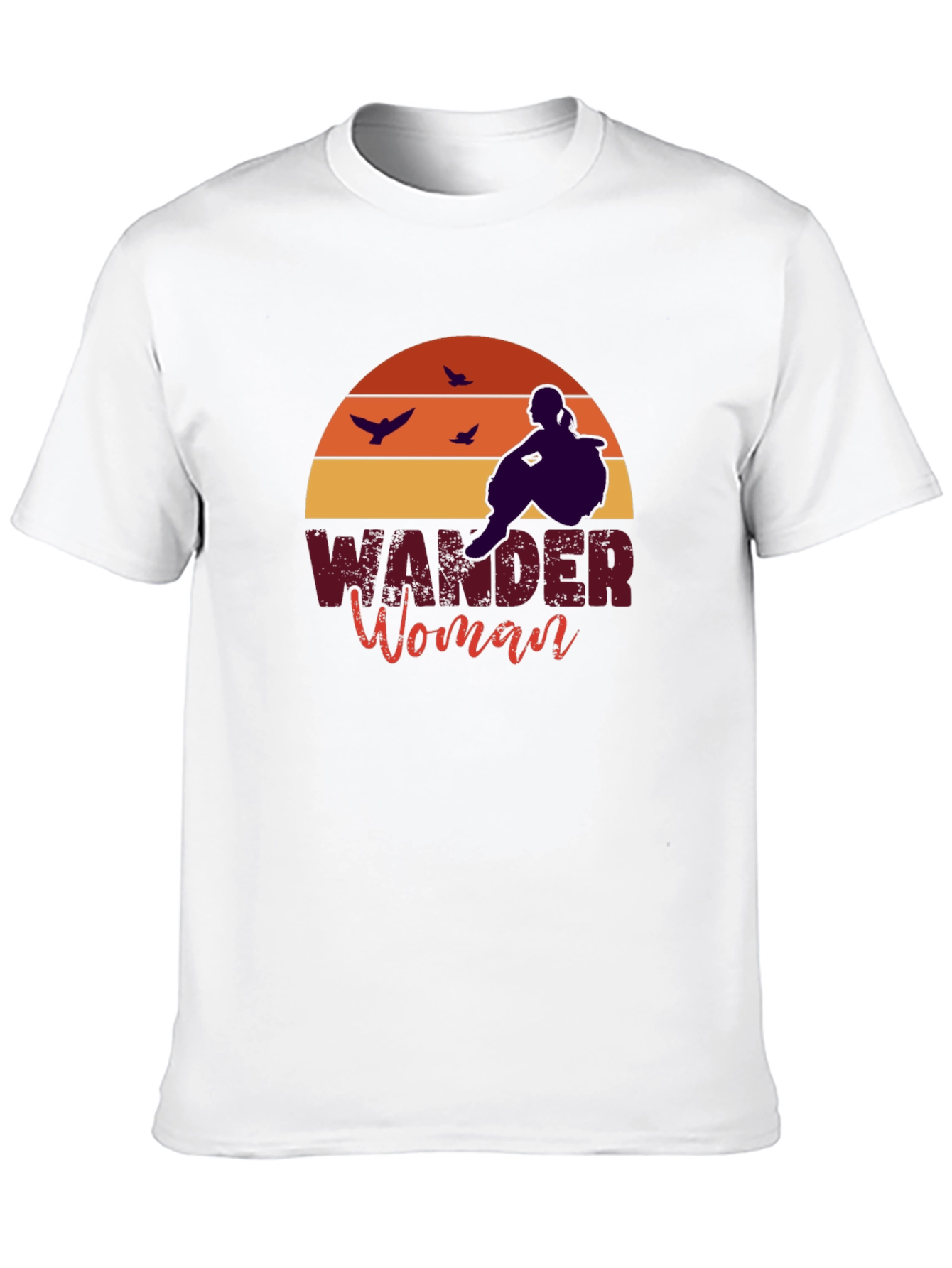 Wander Woman Black T-Shirt: Adventure Seeker Tee