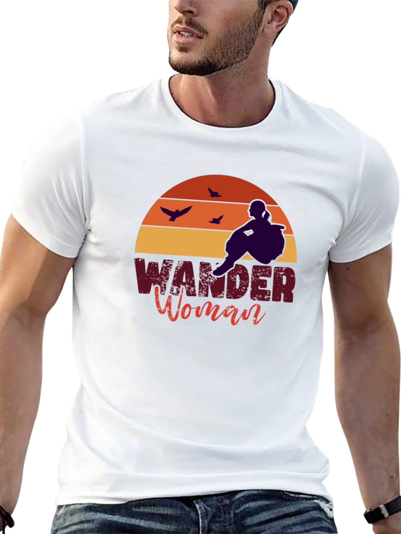 Wander Woman Black T-Shirt: Adventure Seeker Tee