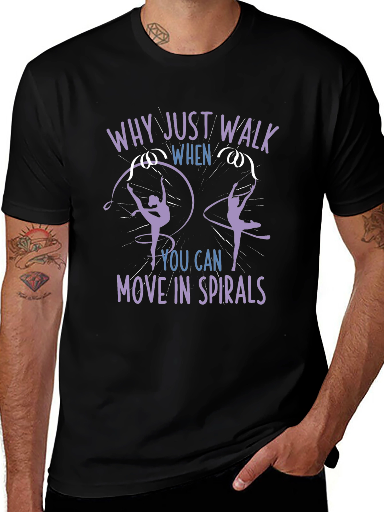 Rhythmic Gymnastics T-Shirt - Move In Spirals Tee