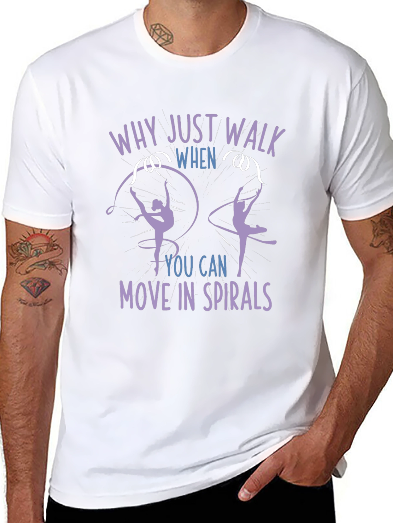 Rhythmic Gymnastics T-Shirt - Move In Spirals Tee