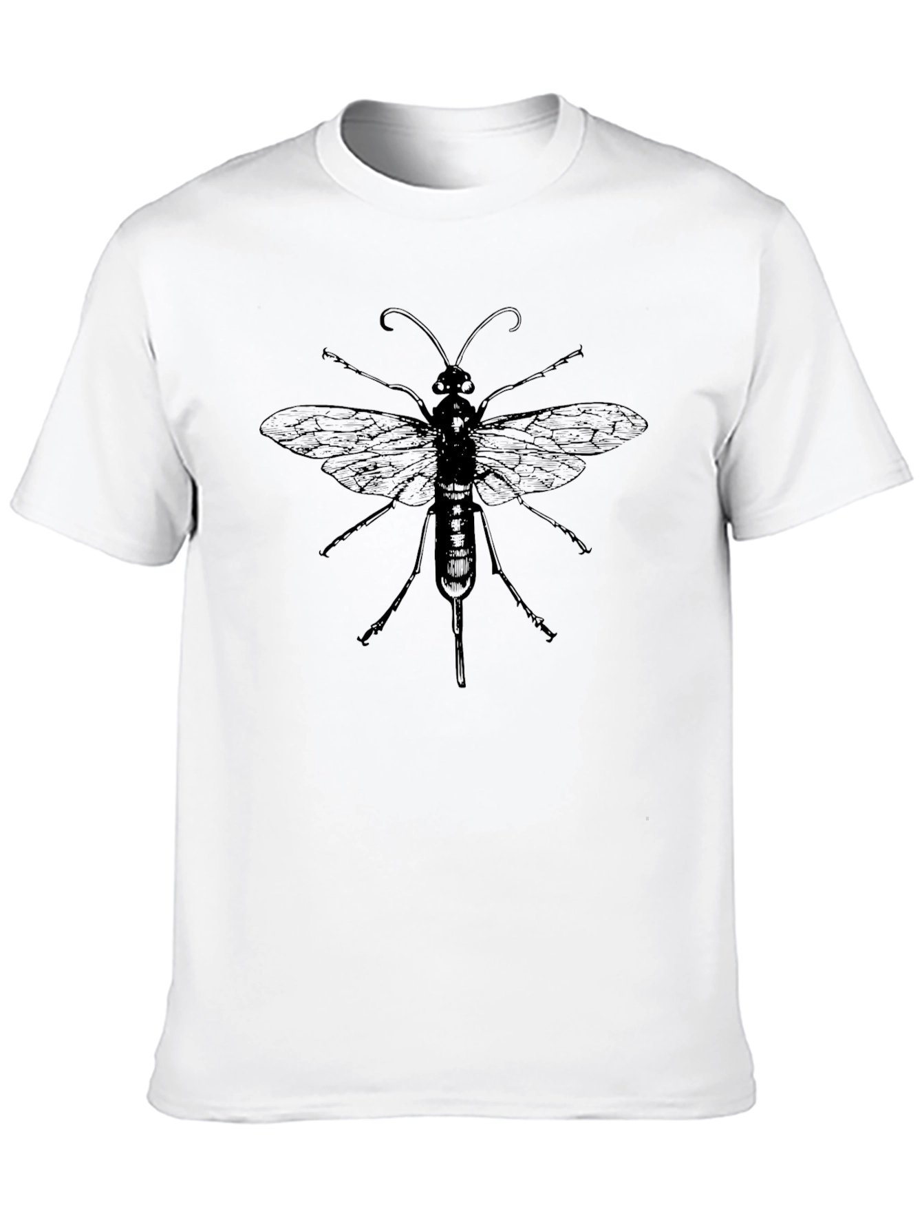 Wasp Graphic Print Crew Neck T-Shirt