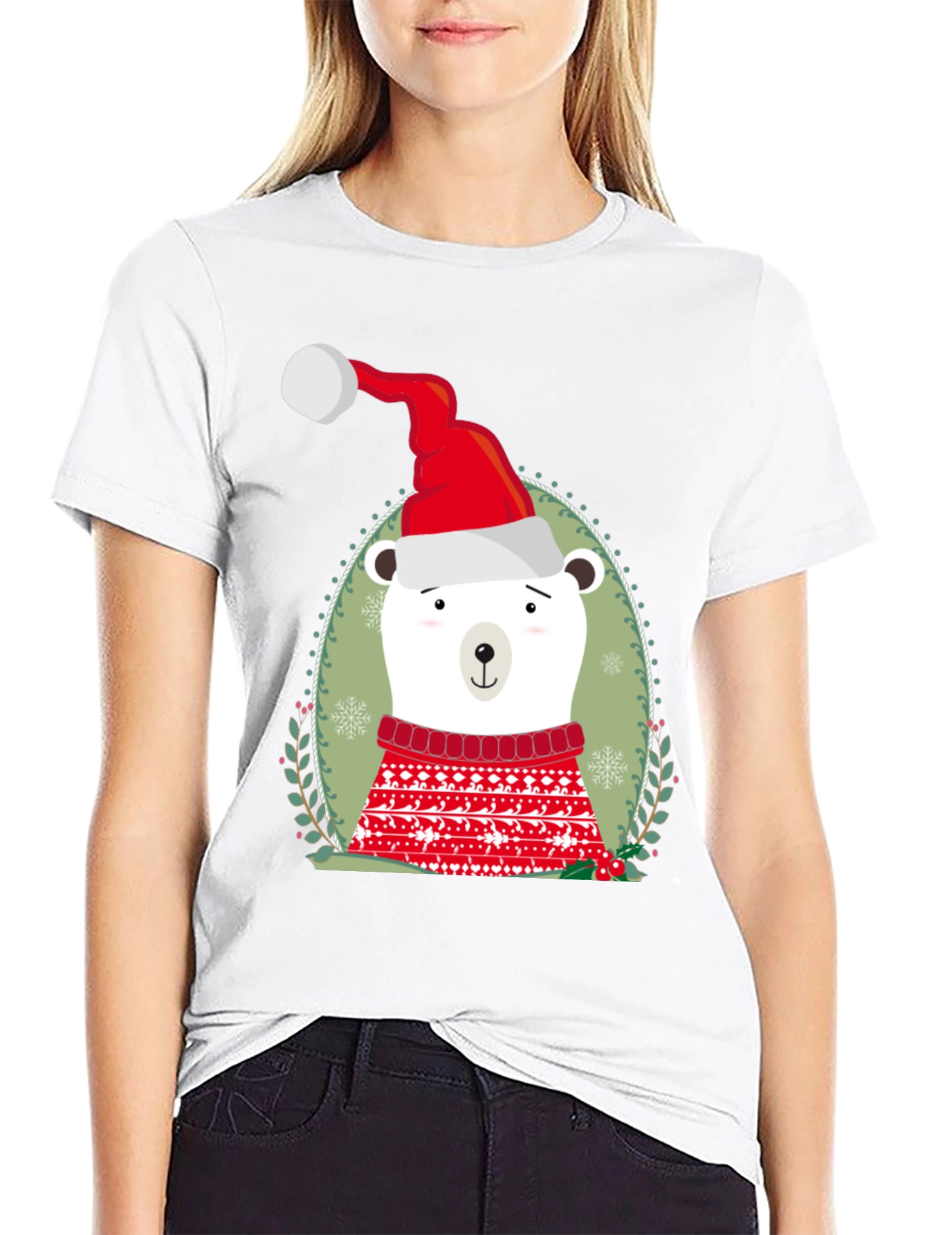 Holiday Polar Bear Graphic Tee