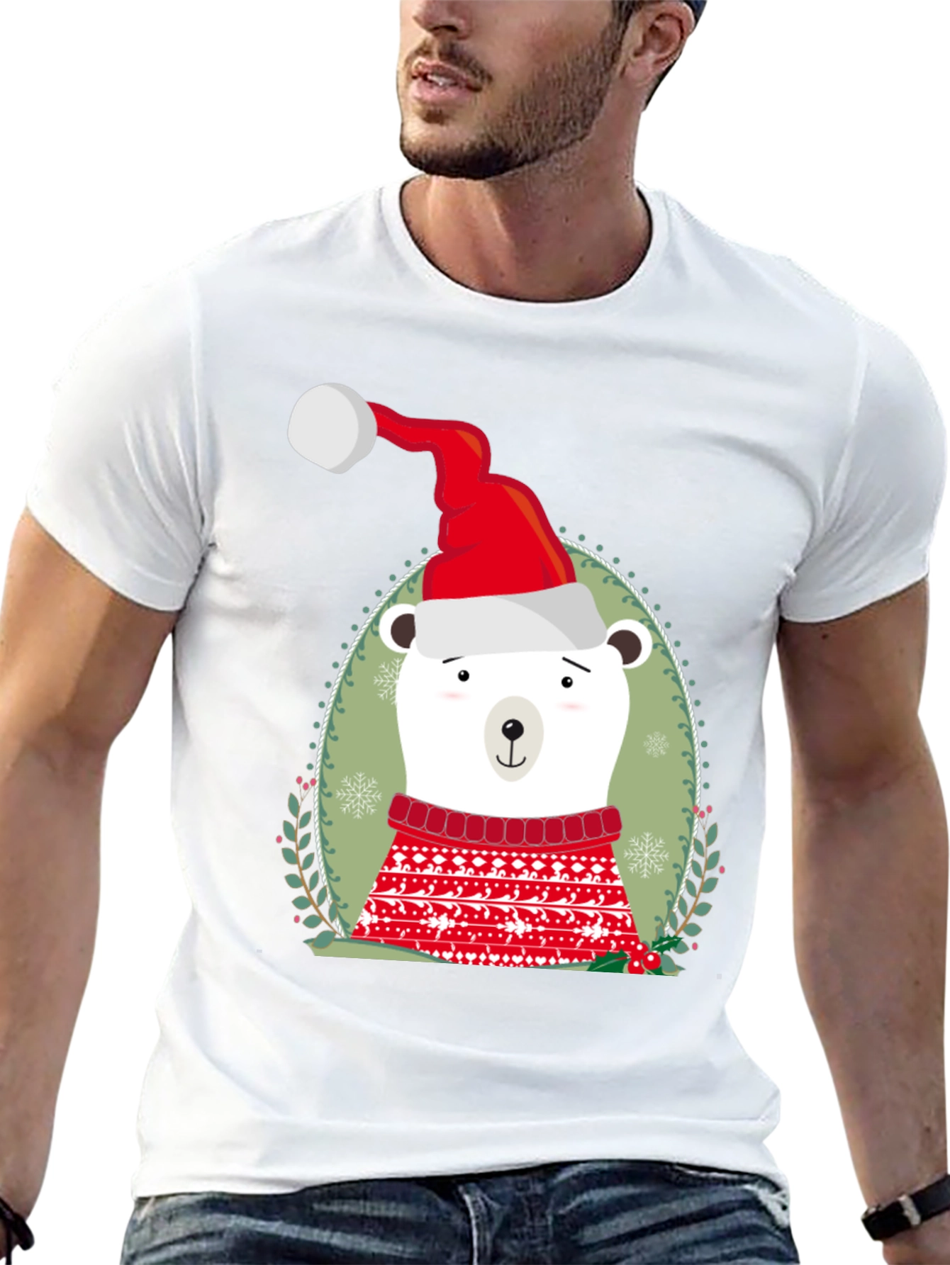 Holiday Polar Bear Graphic Tee