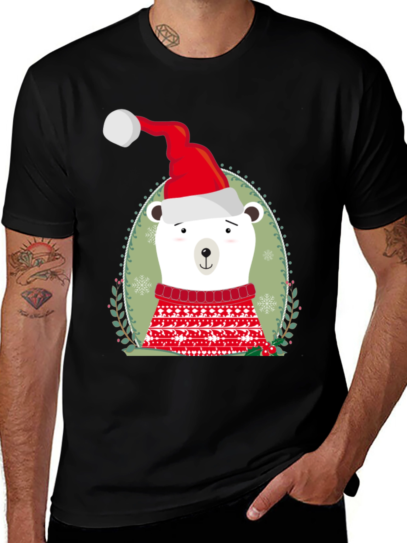 Holiday Polar Bear Graphic Tee