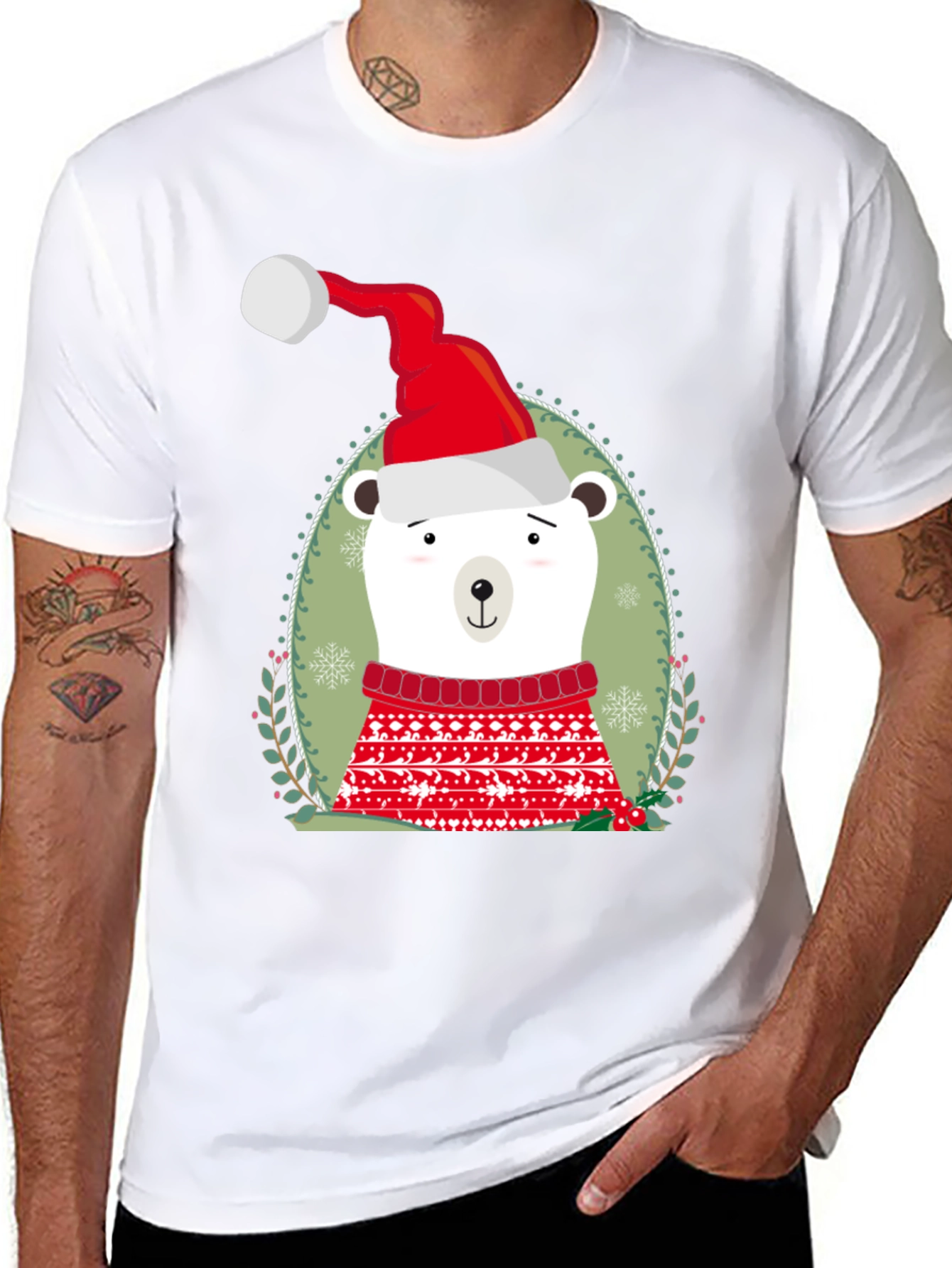 Holiday Polar Bear Graphic Tee