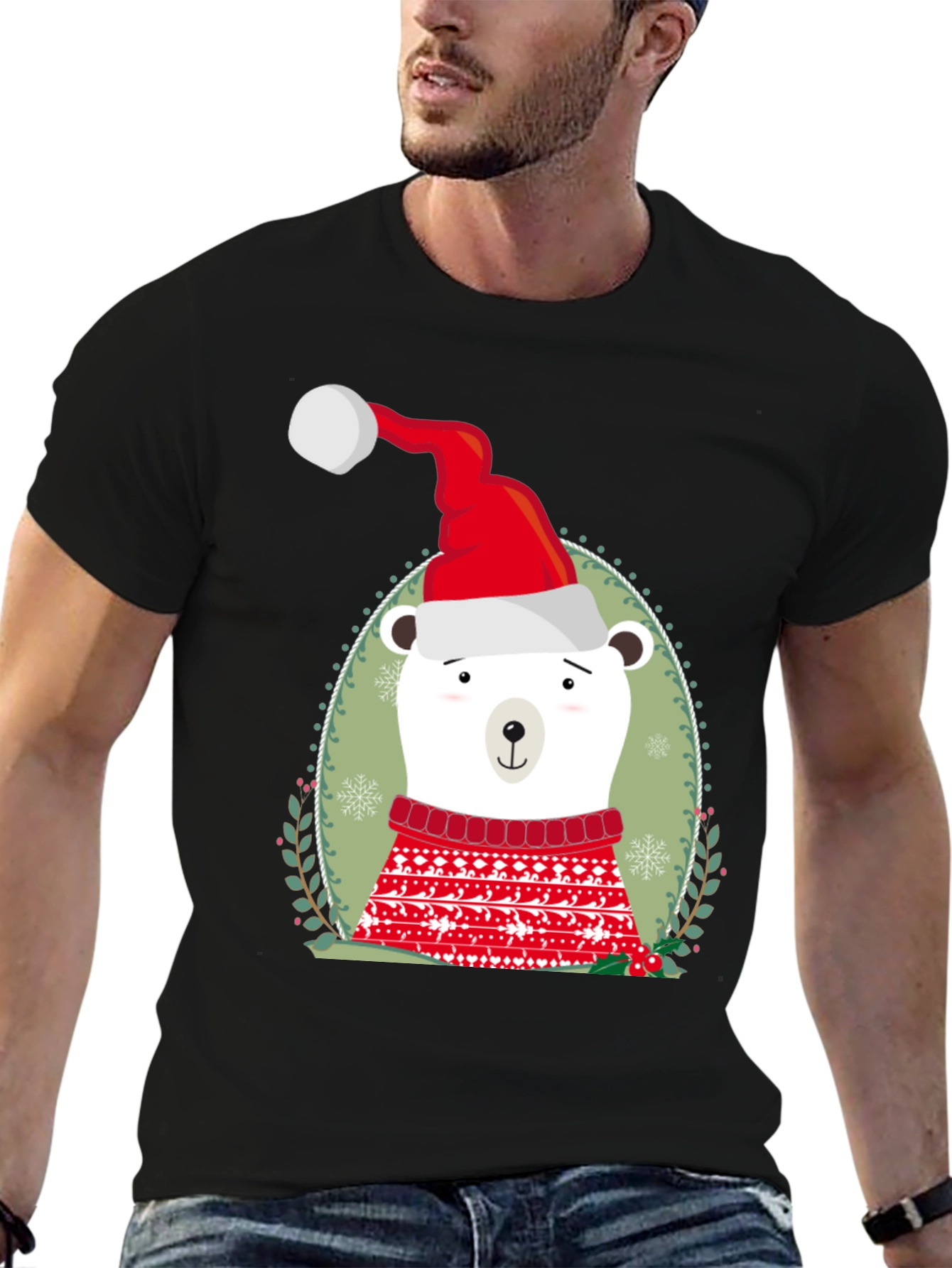 Holiday Polar Bear Graphic Tee