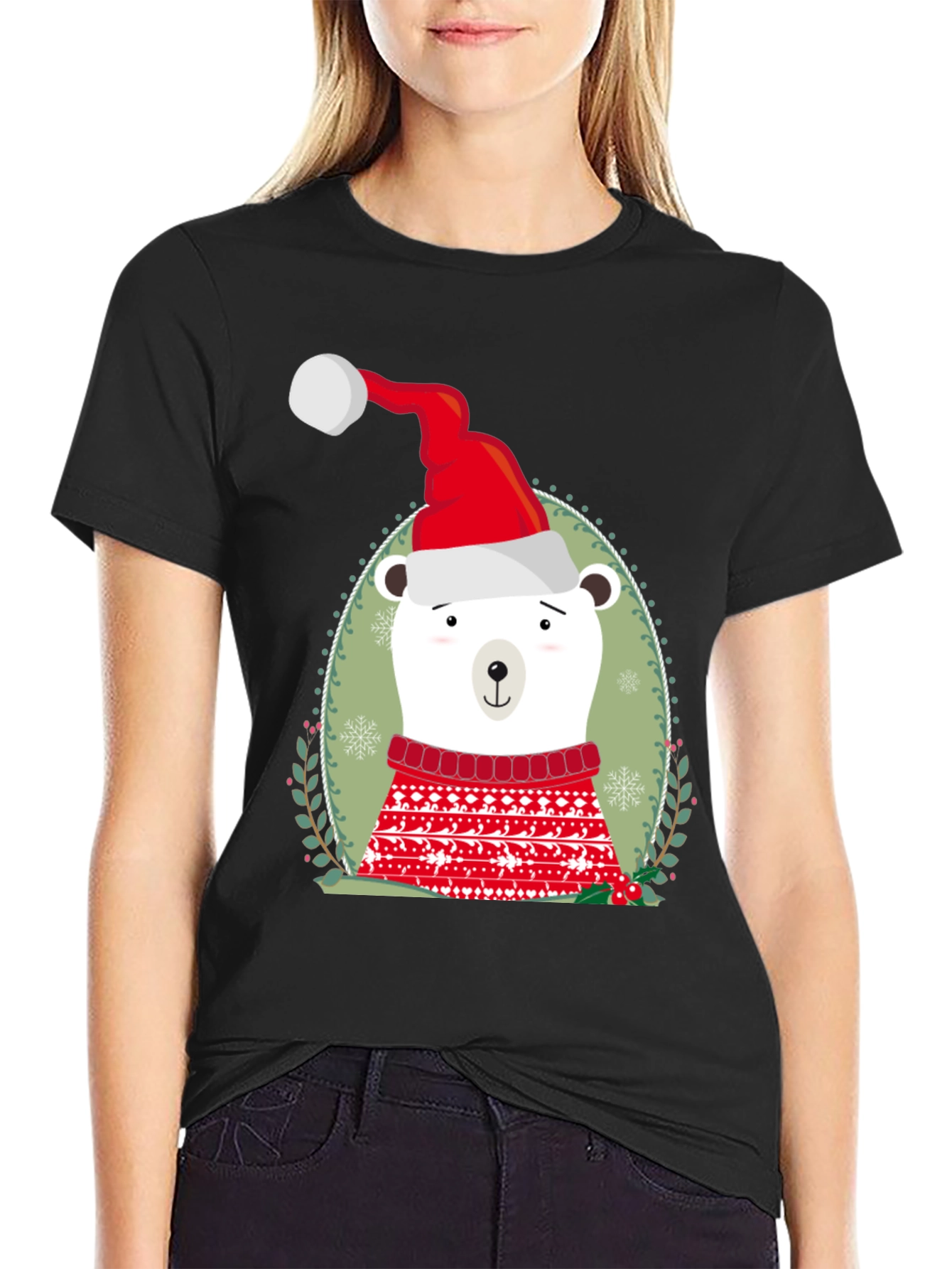 Holiday Polar Bear Graphic Tee