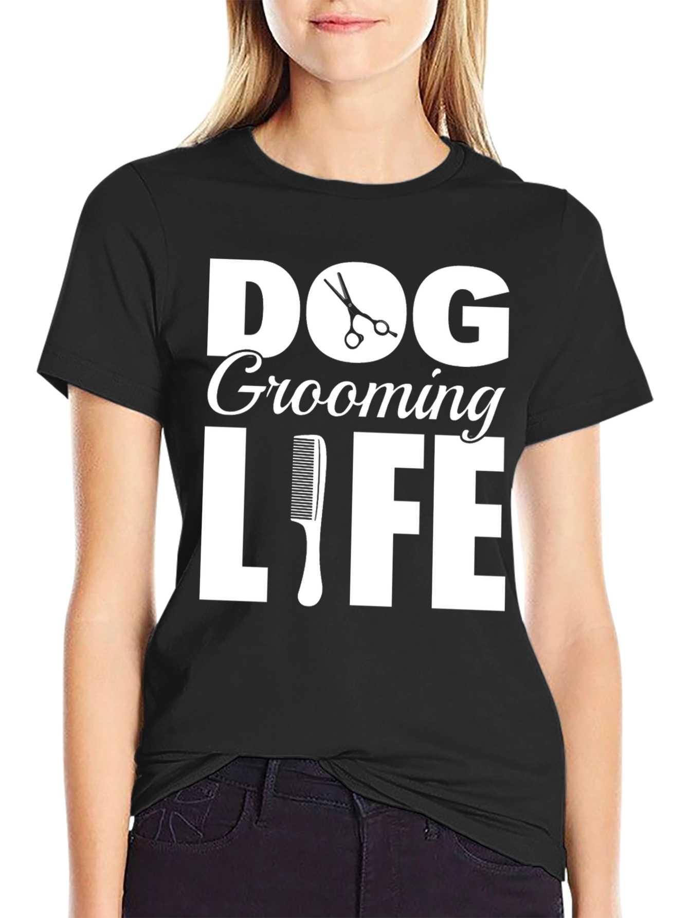 Dog Grooming Life T-Shirt -  Stylish Pet Lover Tee