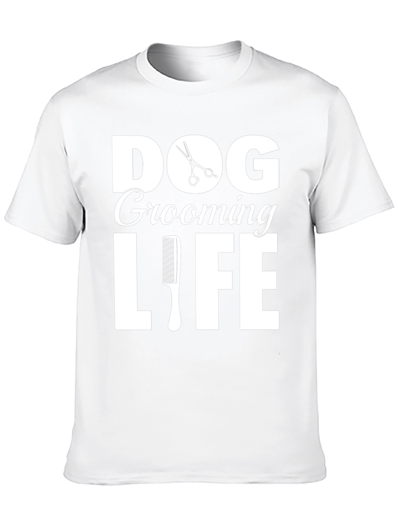 Dog Grooming Life T-Shirt -  Stylish Pet Lover Tee