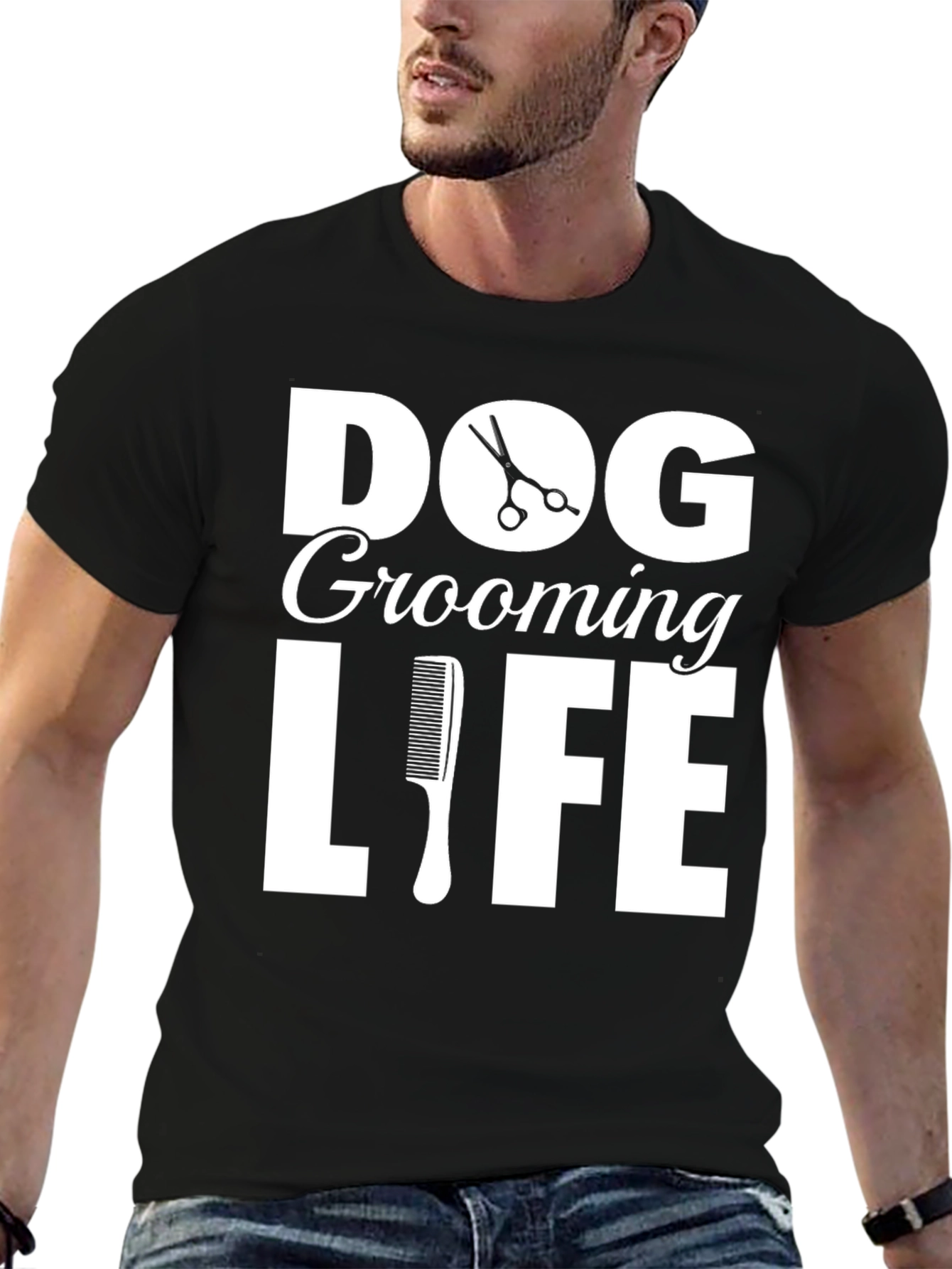 Dog Grooming Life T-Shirt -  Stylish Pet Lover Tee
