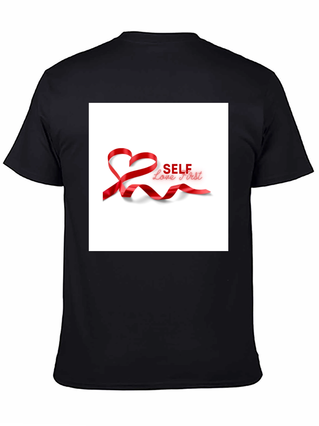 Self Love First T-Shirt - Black Cotton Tee