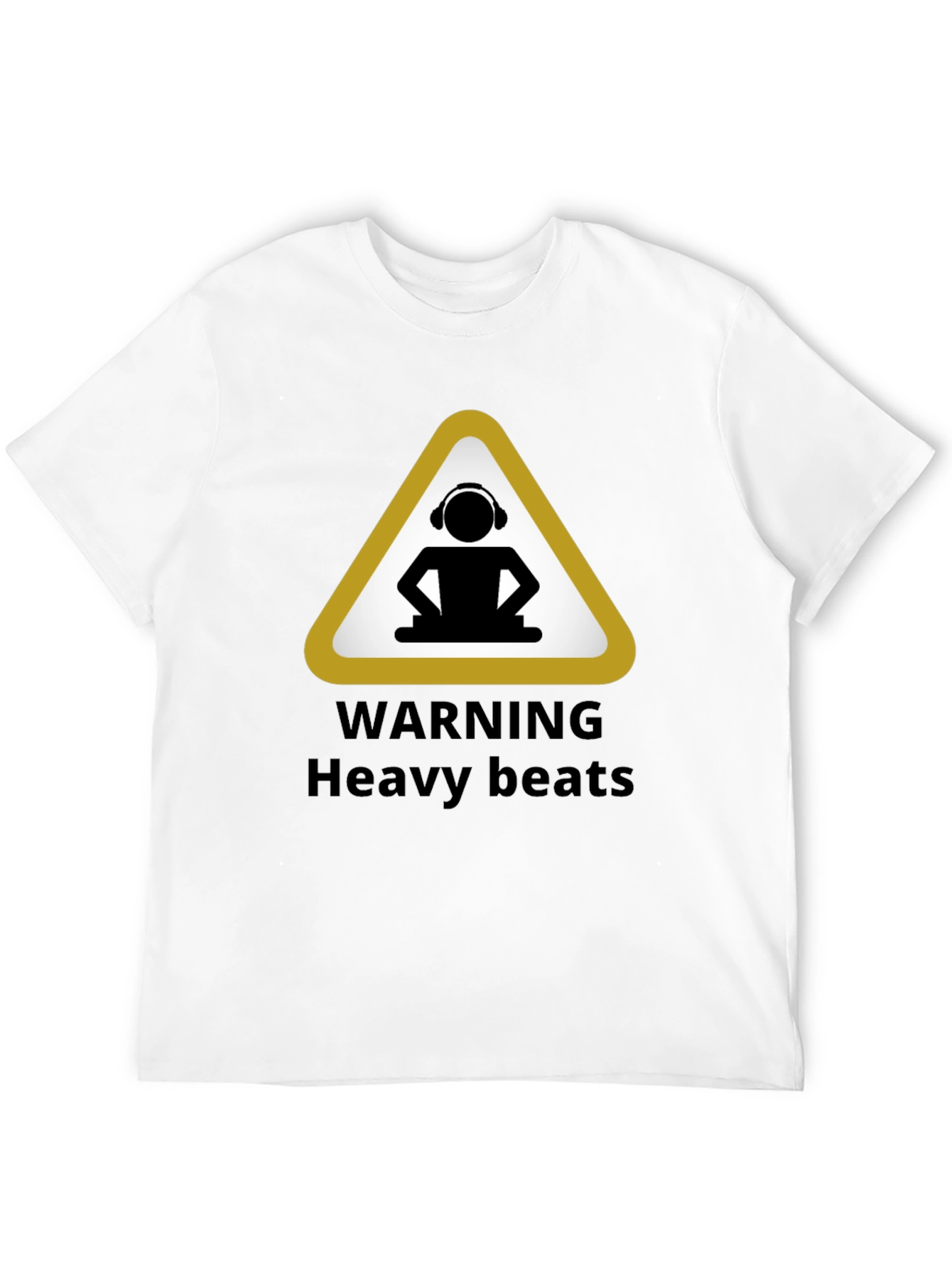Warning Heavy Beats Black T-Shirt