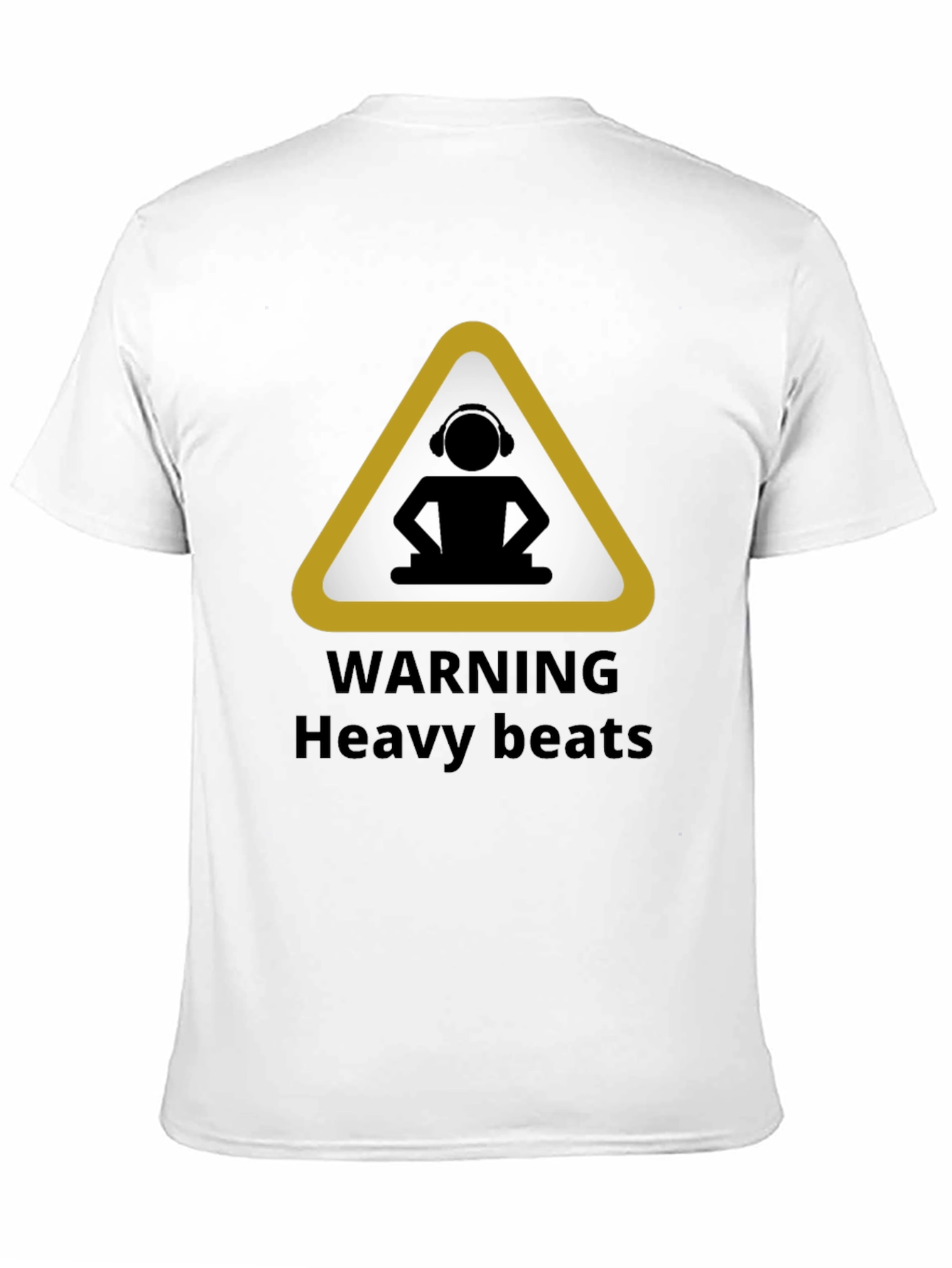 Warning Heavy Beats Black T-Shirt