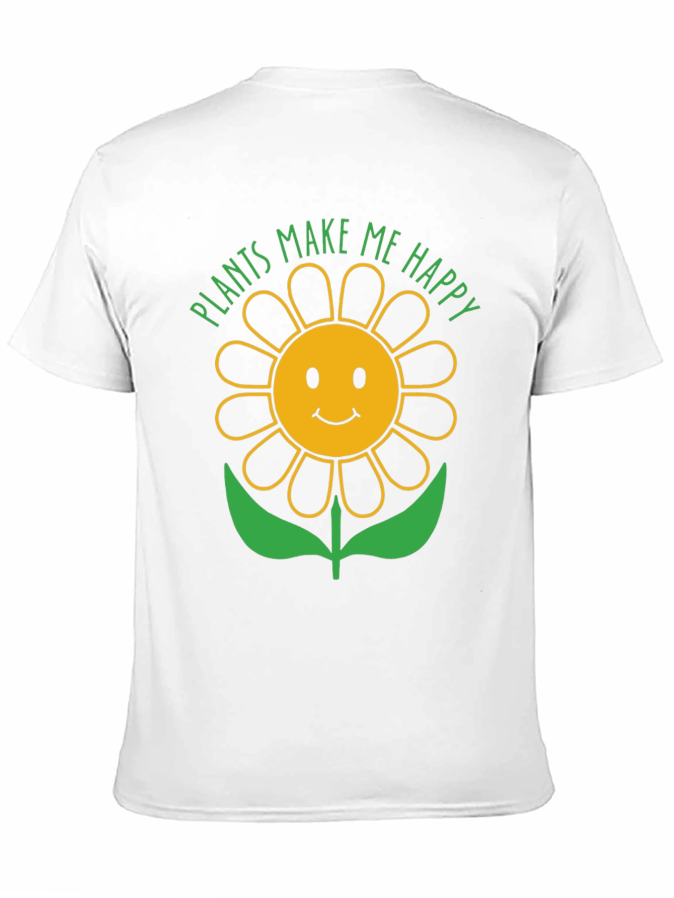 Plants Make Me Happy Sunflower Graphic T-Shirt