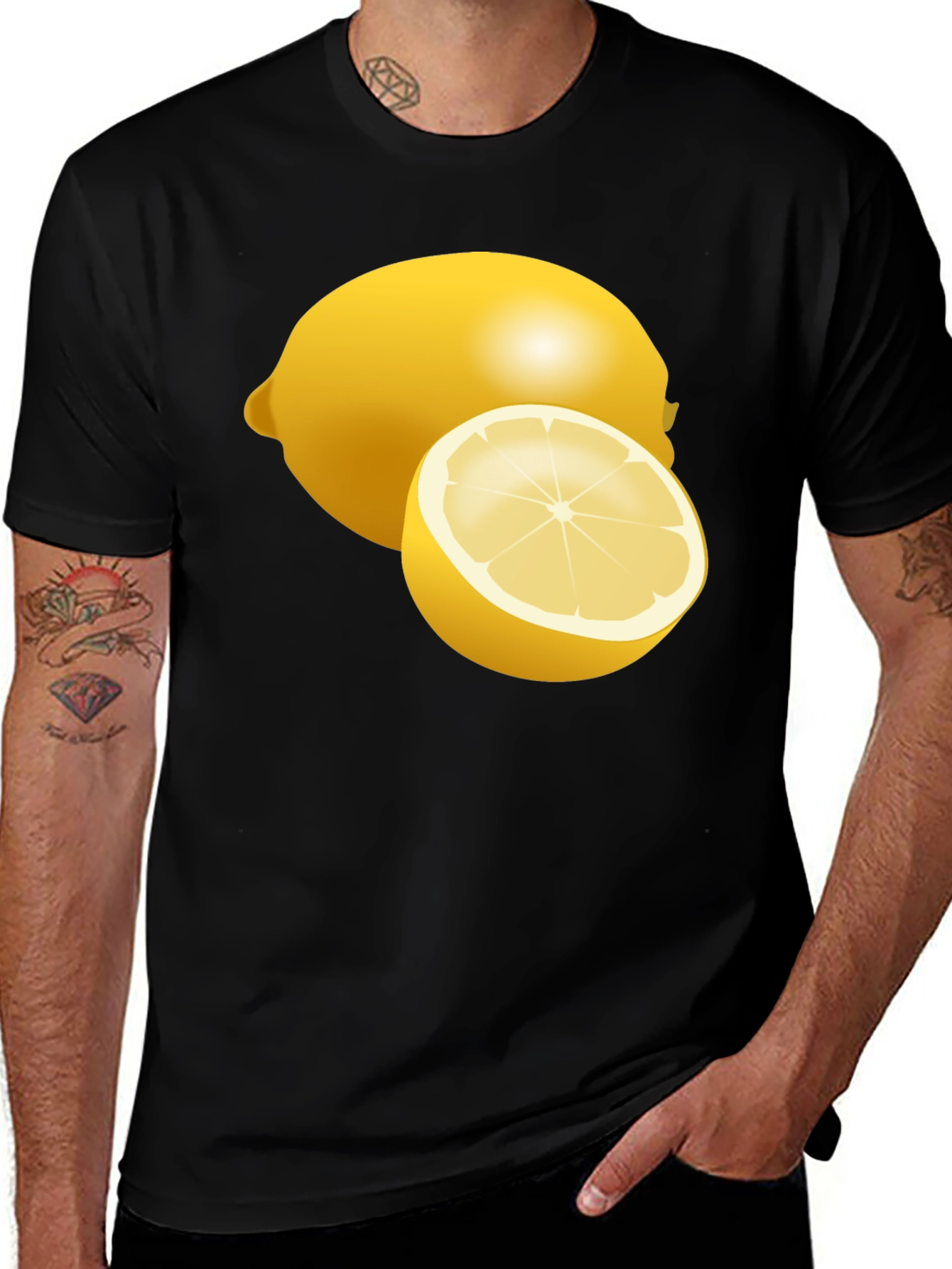 Lemon Graphic Tee - Fresh & Zesty Style