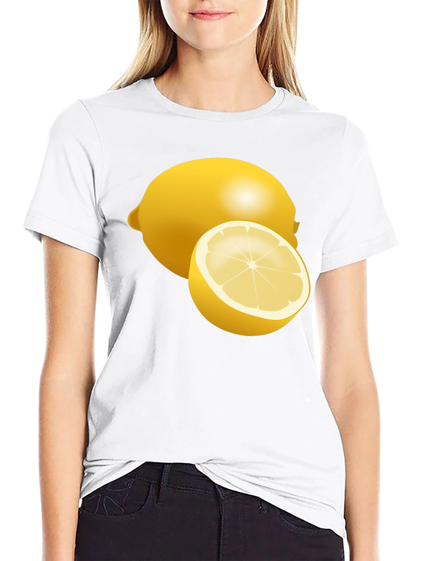 Lemon Graphic Tee - Fresh & Zesty Style