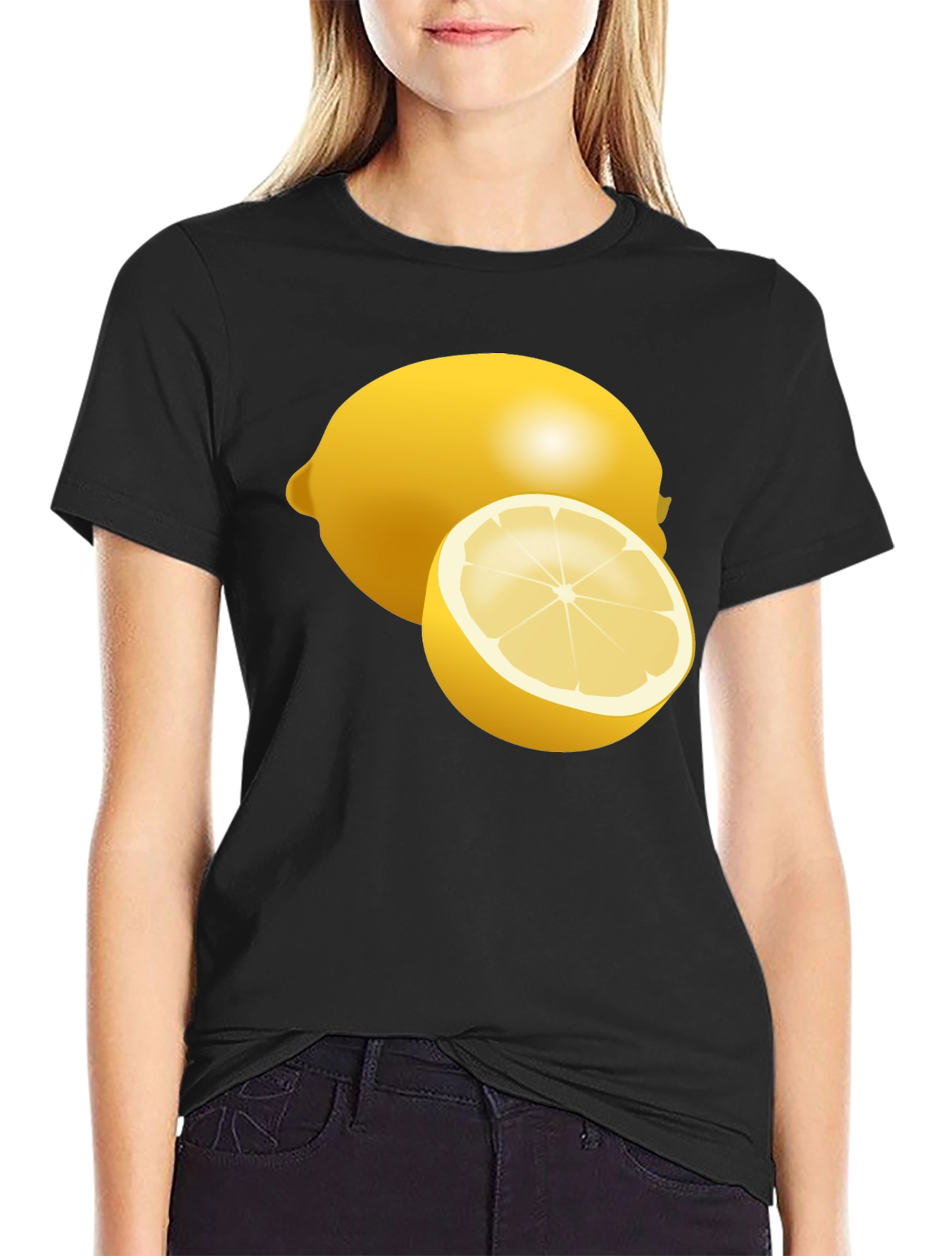 Lemon Graphic Tee - Fresh & Zesty Style