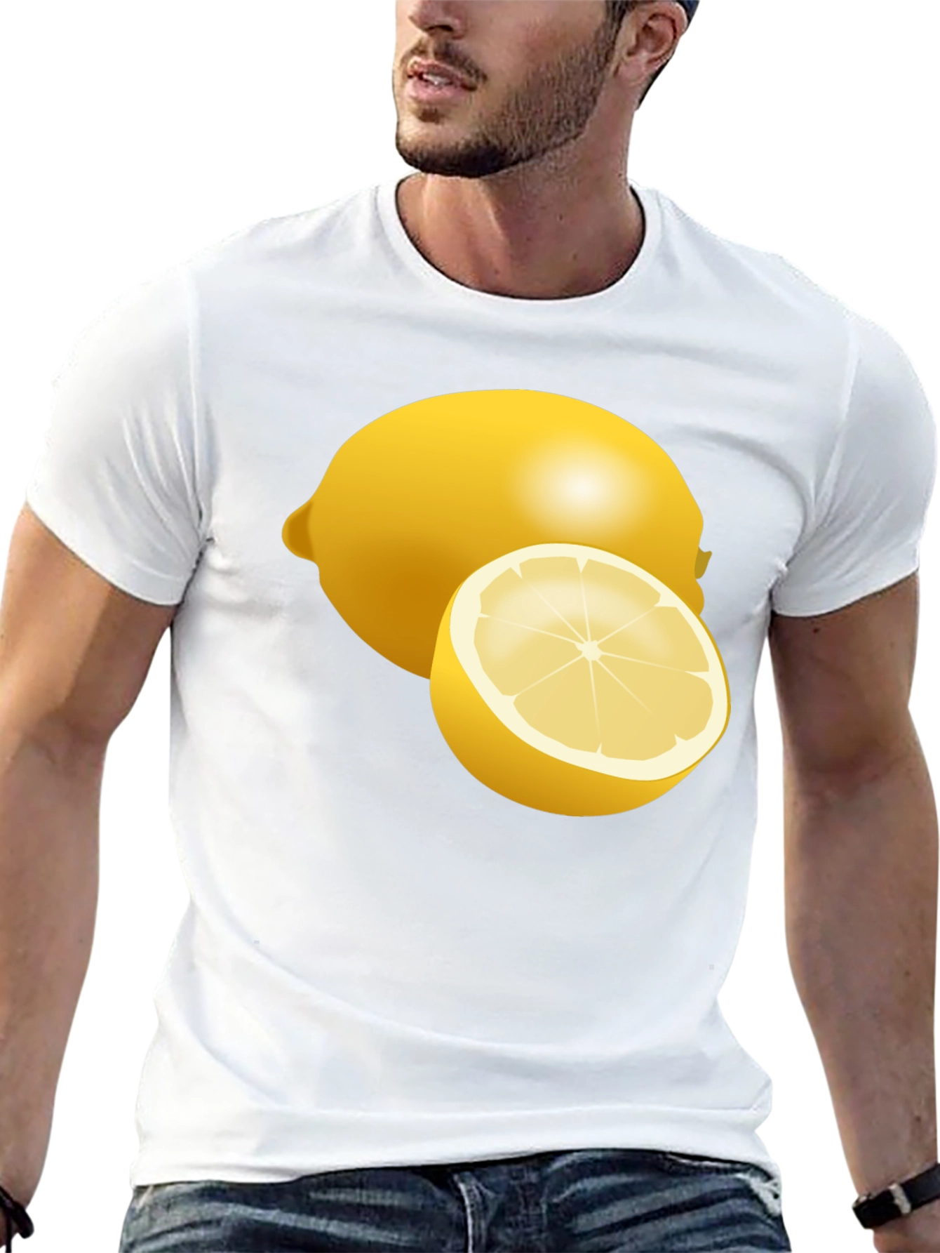 Lemon Graphic Tee - Fresh & Zesty Style