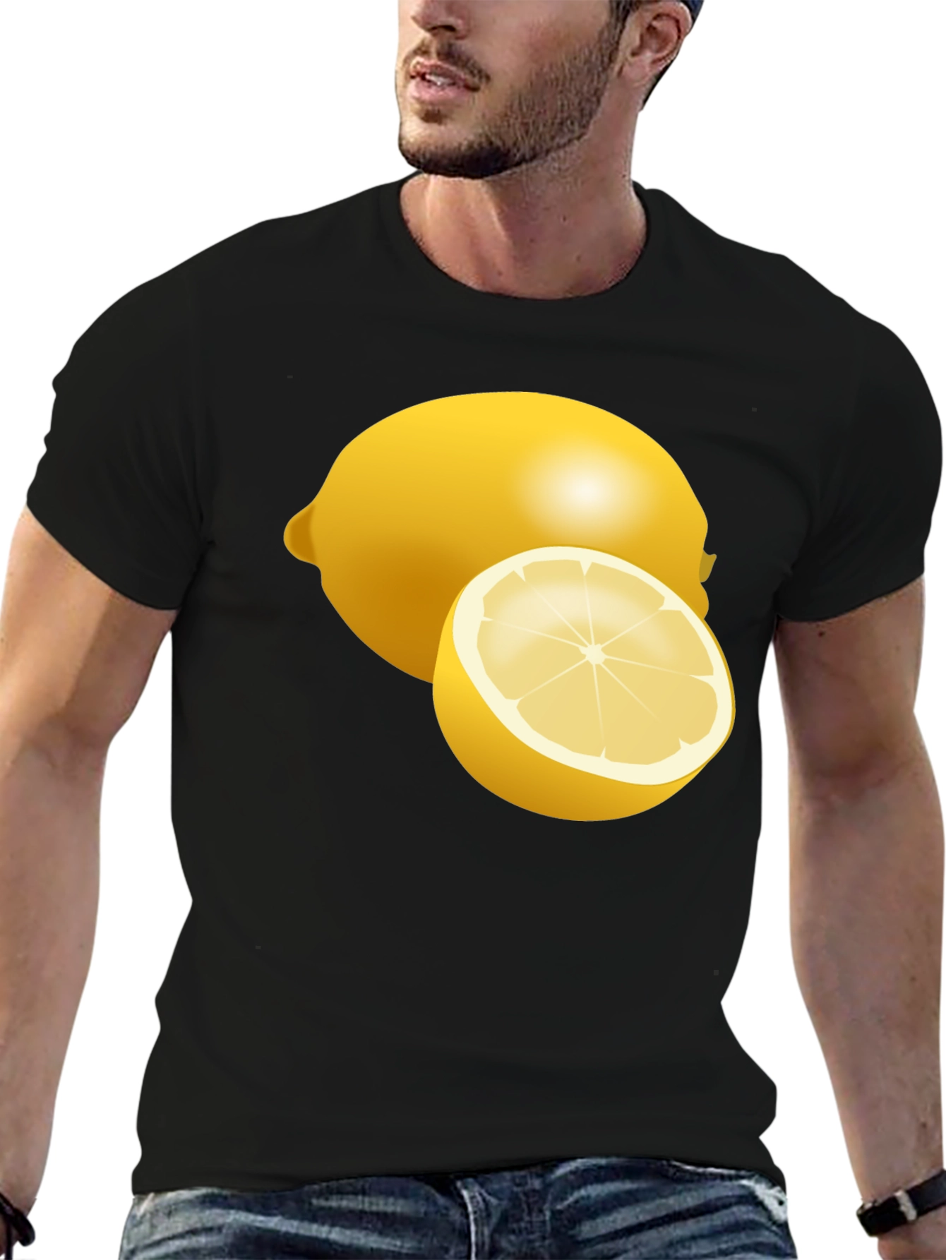 Lemon Graphic Tee - Fresh & Zesty Style