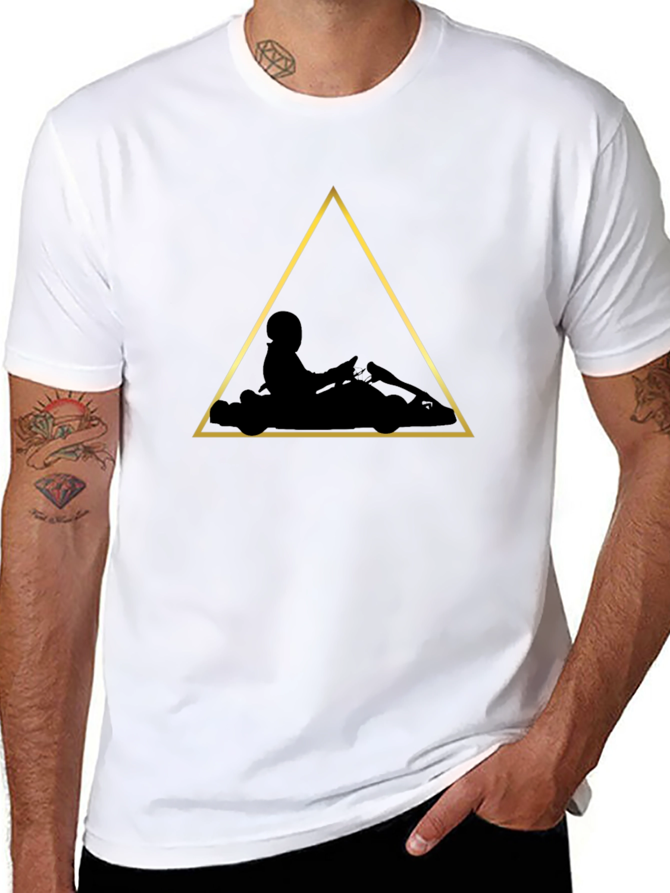 Go-Kart Graphic Tee - Black Karting T-Shirt