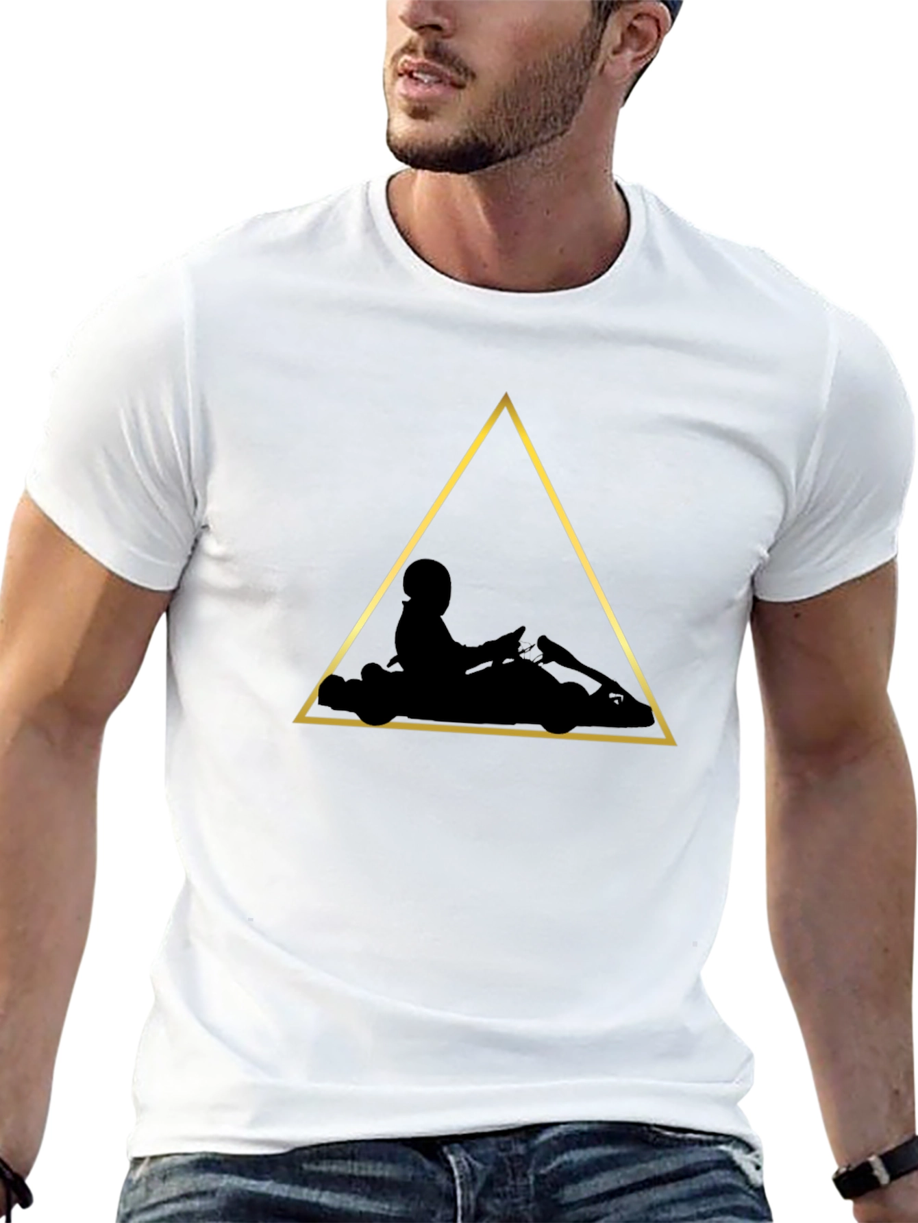 Go-Kart Graphic Tee - Black Karting T-Shirt