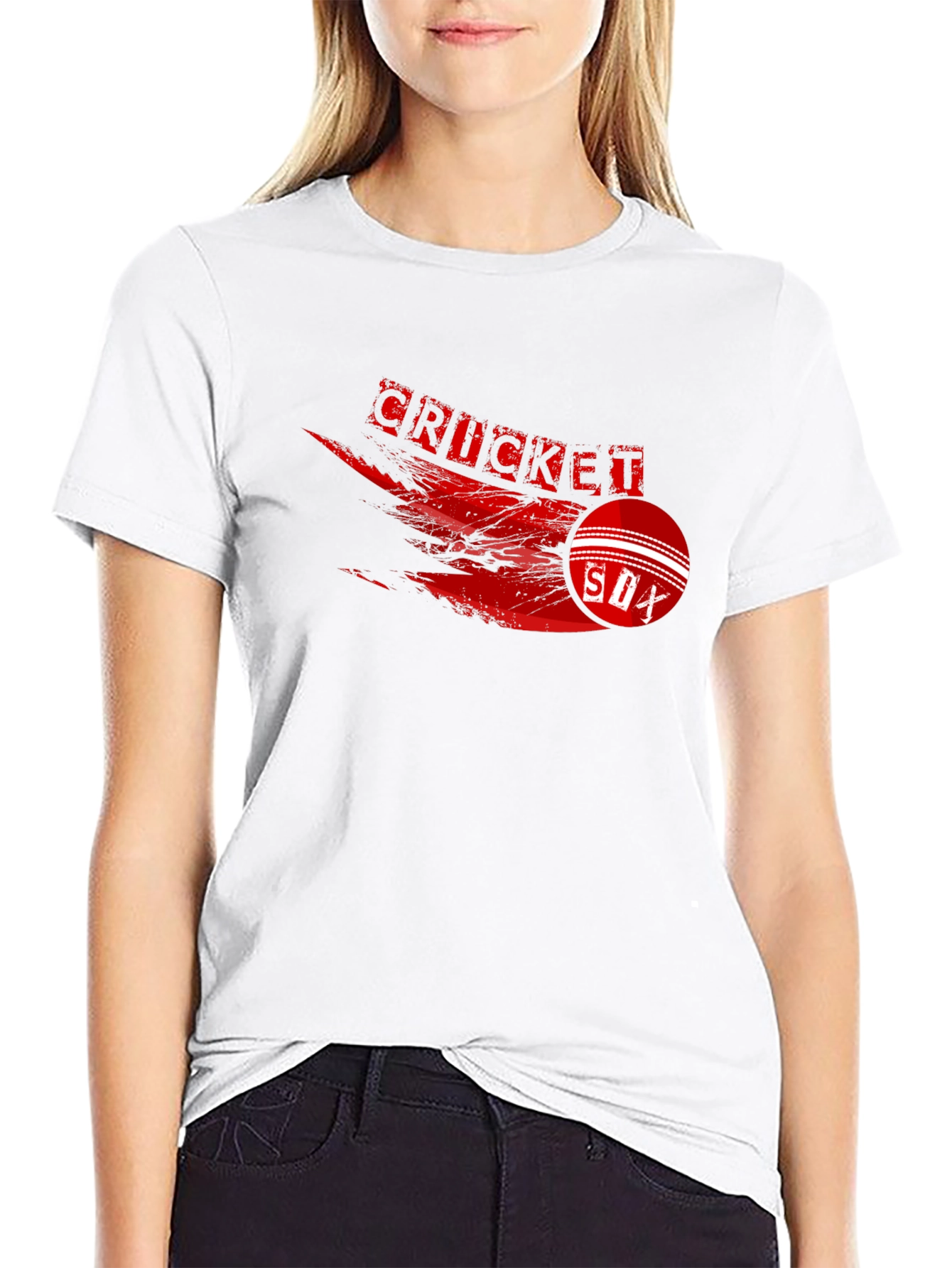 Cricket SOX Graphic Tee - Black