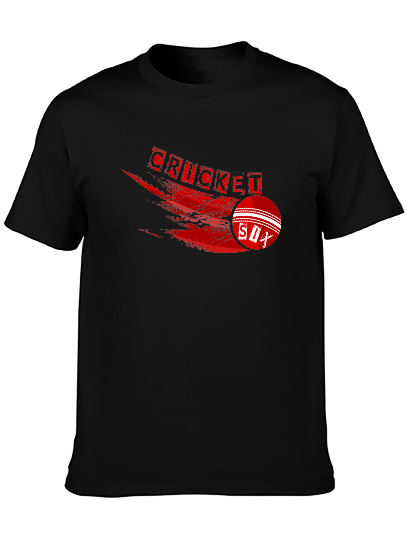 Cricket SOX Graphic Tee - Black