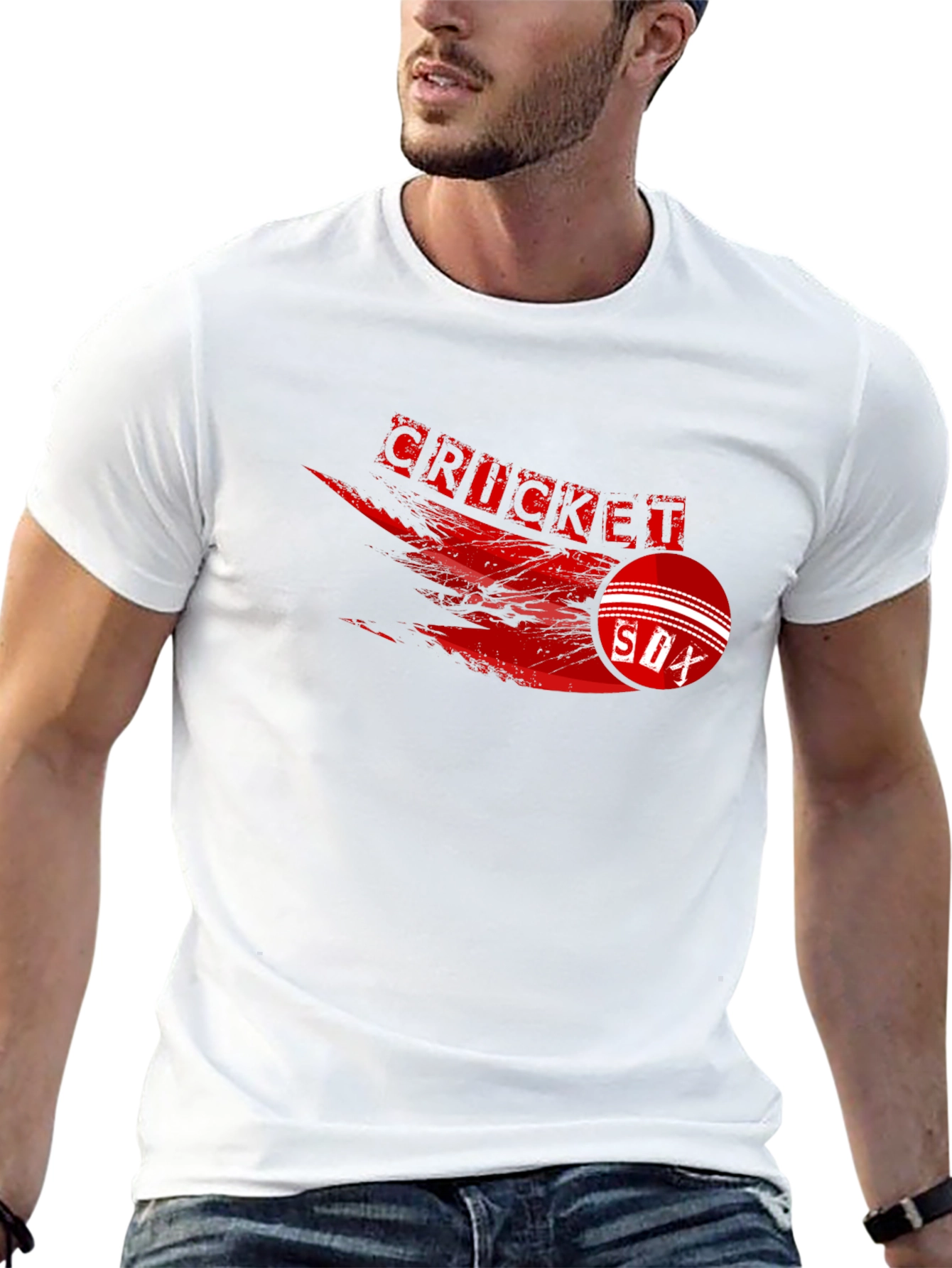 Cricket SOX Graphic Tee - Black