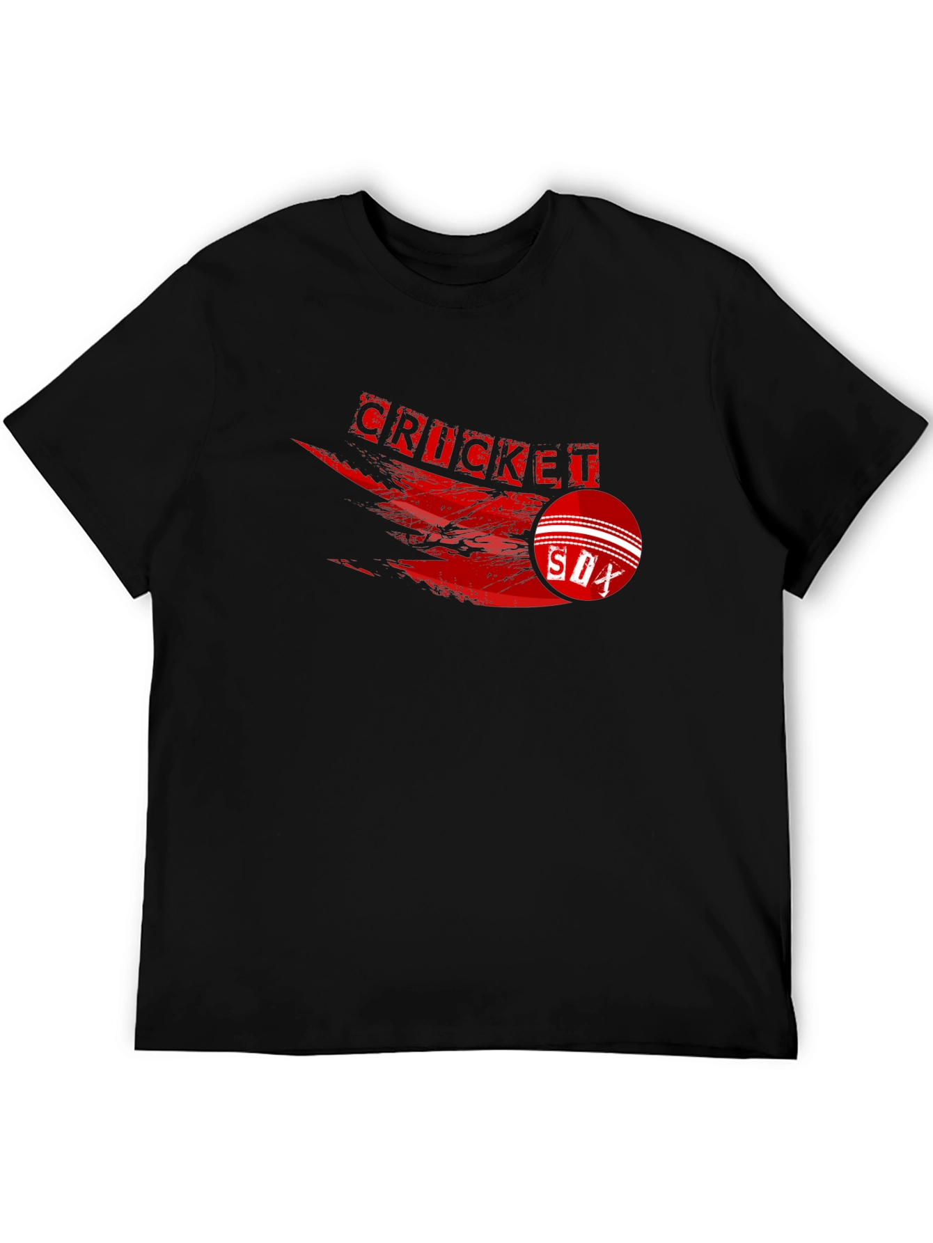 Cricket SOX Graphic Tee - Black