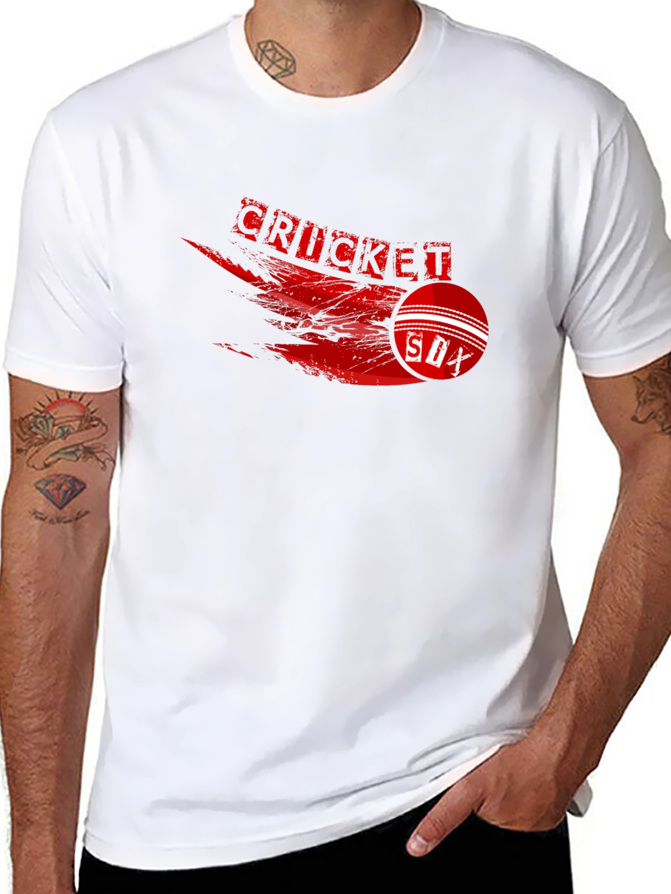 Cricket SOX Graphic Tee - Black