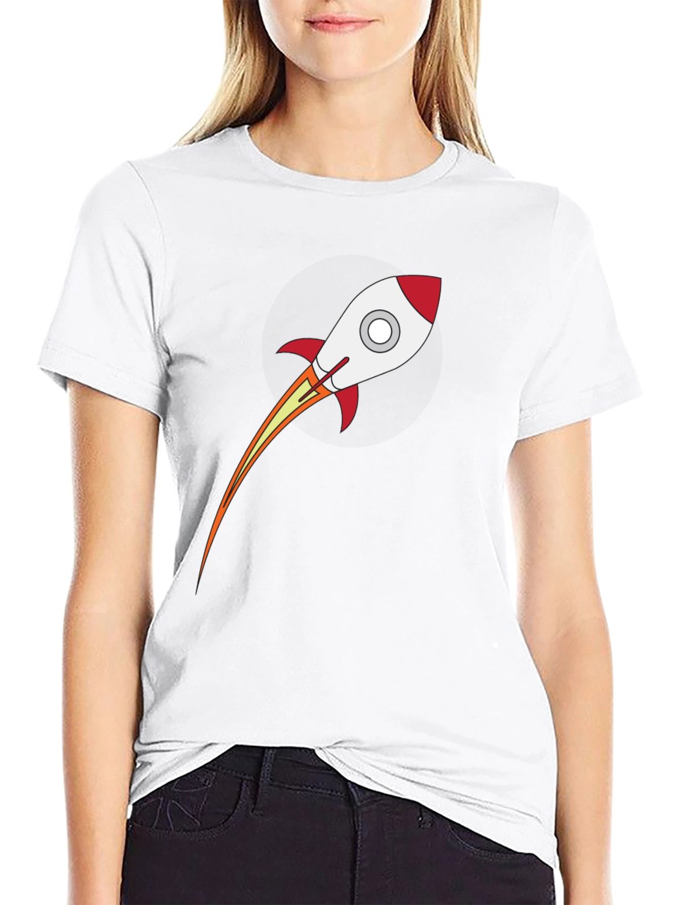 Rocket Graphic T-Shirt - Stylish Space Tee