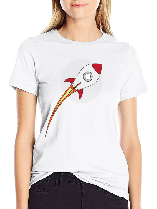 Rocket Graphic T-Shirt - Stylish Space Tee