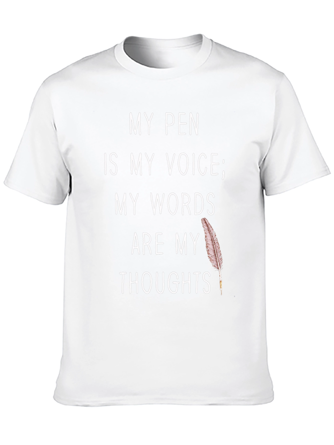 My Pen Is My Voice T-Shirt - Writers Tee