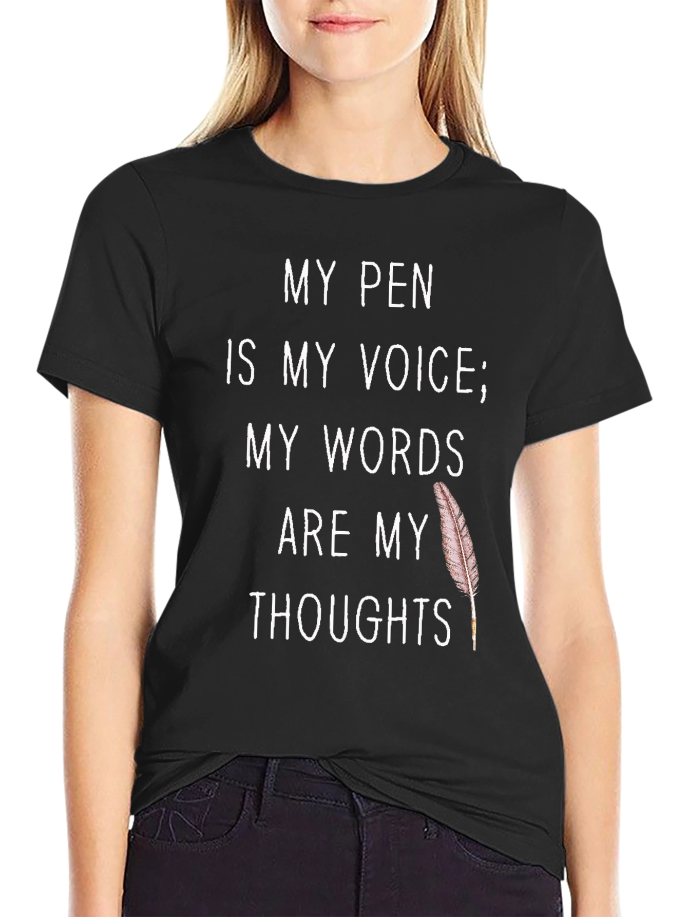 My Pen Is My Voice T-Shirt - Writers Tee