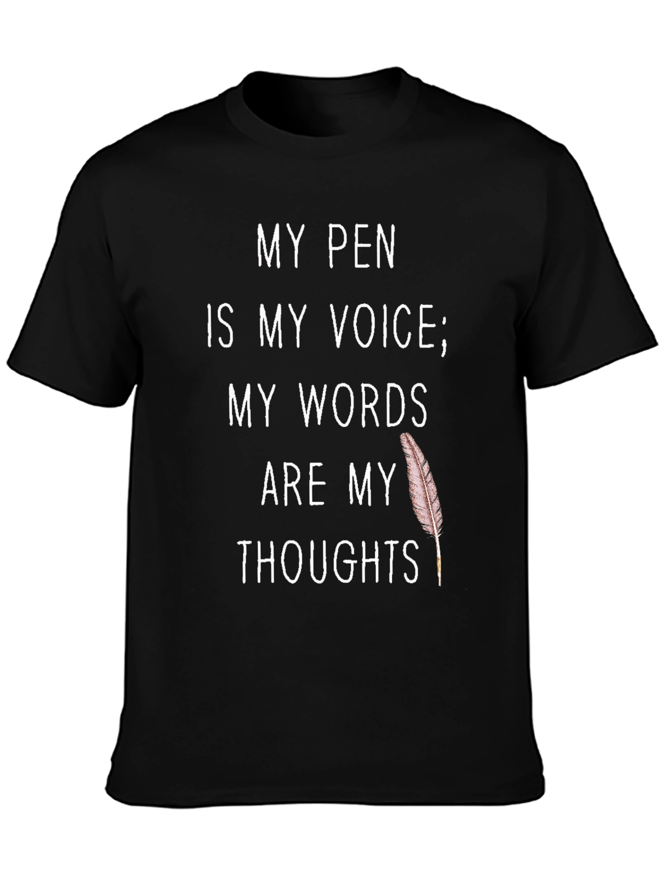 My Pen Is My Voice T-Shirt - Writers Tee