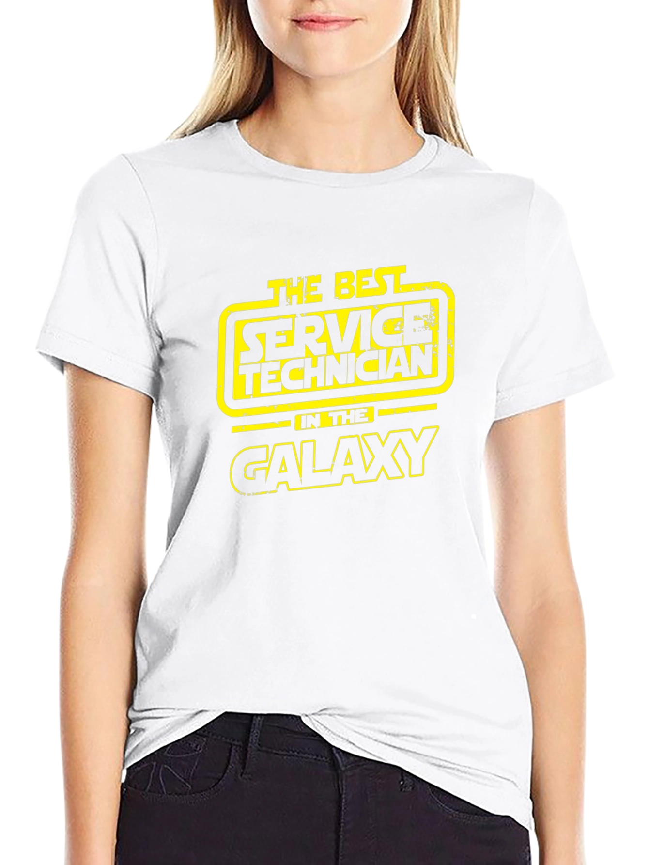 Best Service Technician in Galaxy T-Shirt