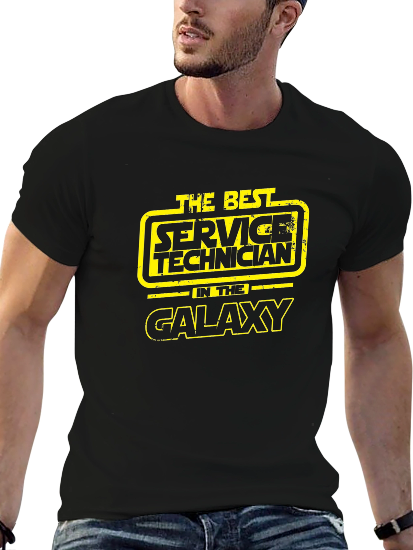 Best Service Technician in Galaxy T-Shirt