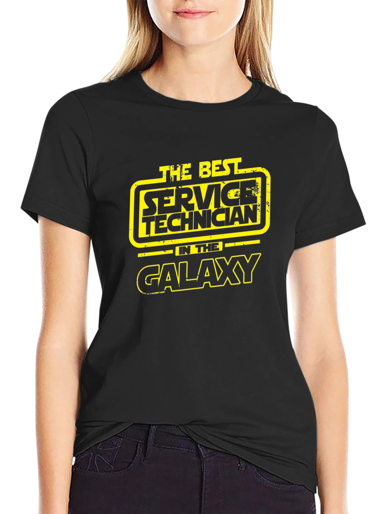 Best Service Technician in Galaxy T-Shirt