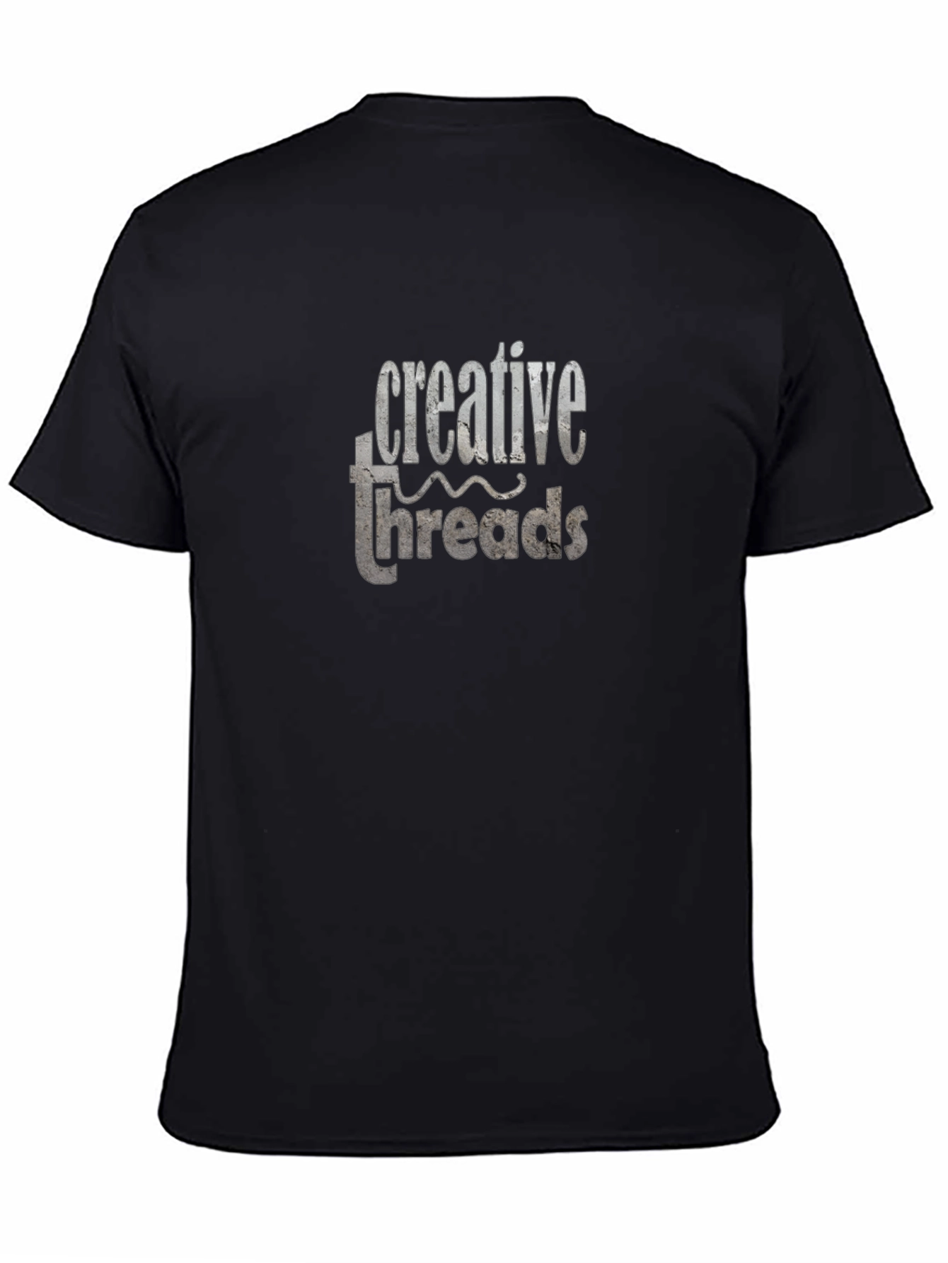 Creative Threads Black Graphic Tee