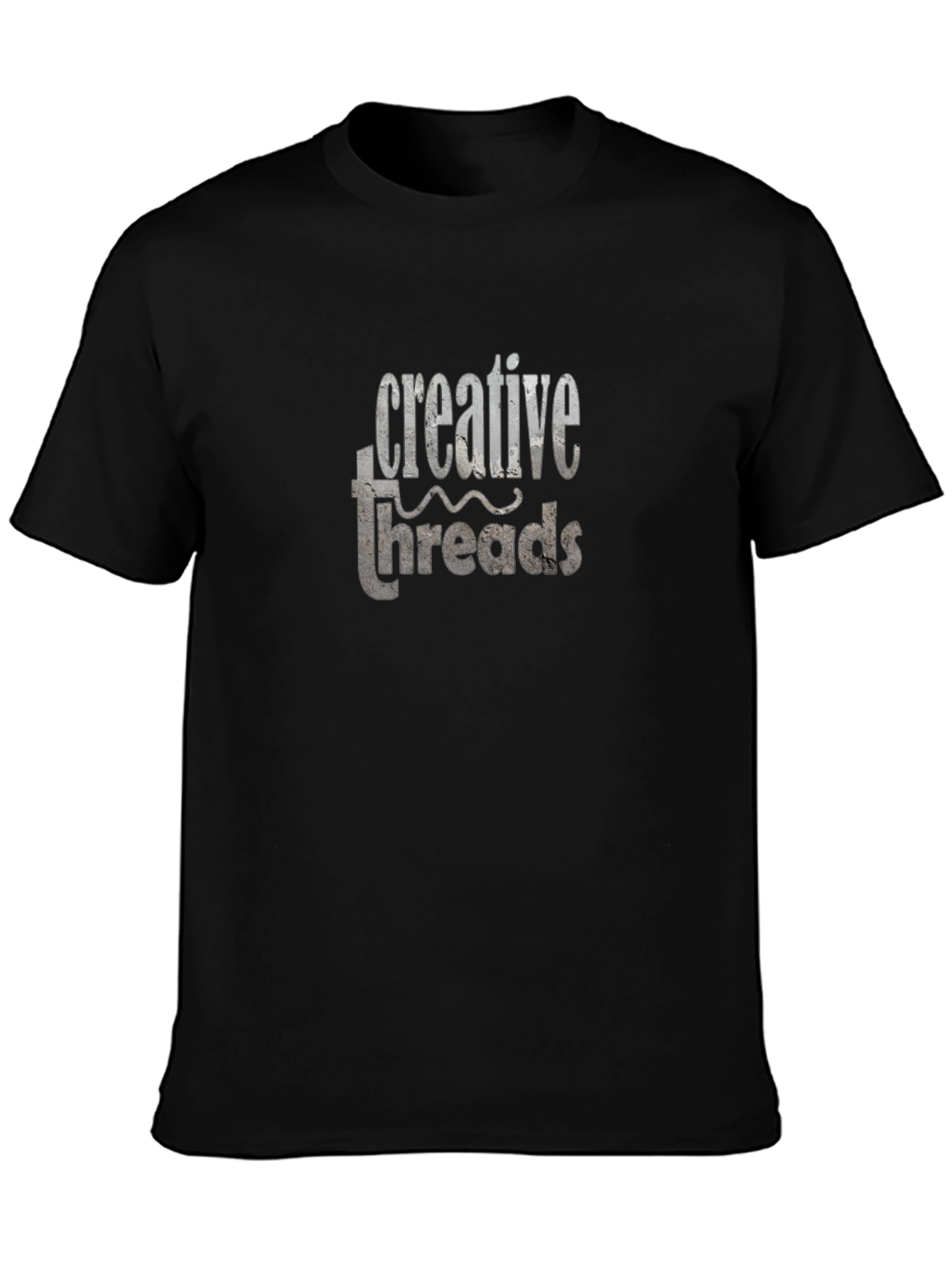 Creative Threads Black Graphic Tee