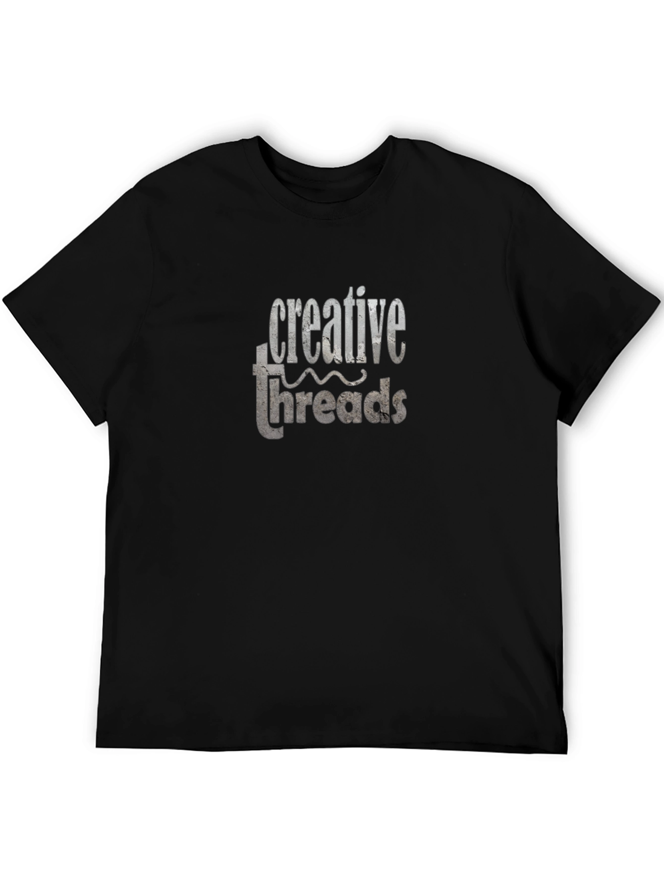 Creative Threads Black Graphic Tee