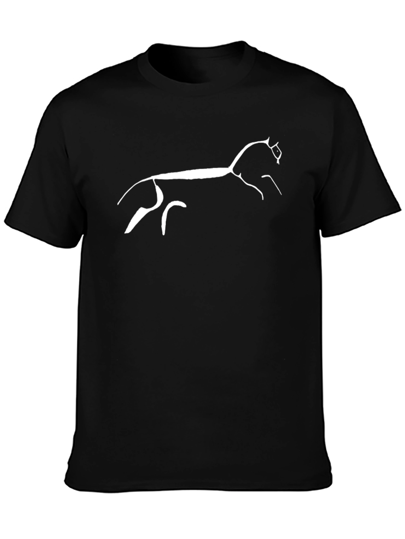 Cave Art Horse T-Shirt - Stylish Graphic Tee
