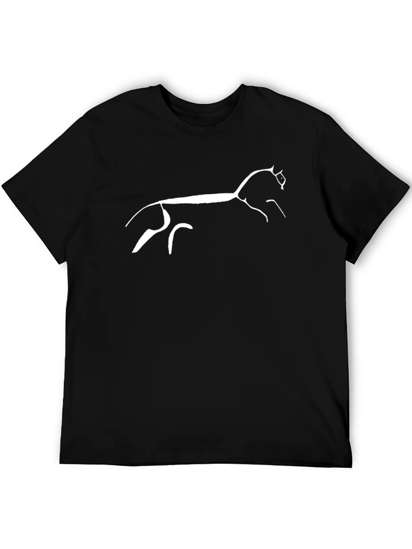 Cave Art Horse T-Shirt - Stylish Graphic Tee