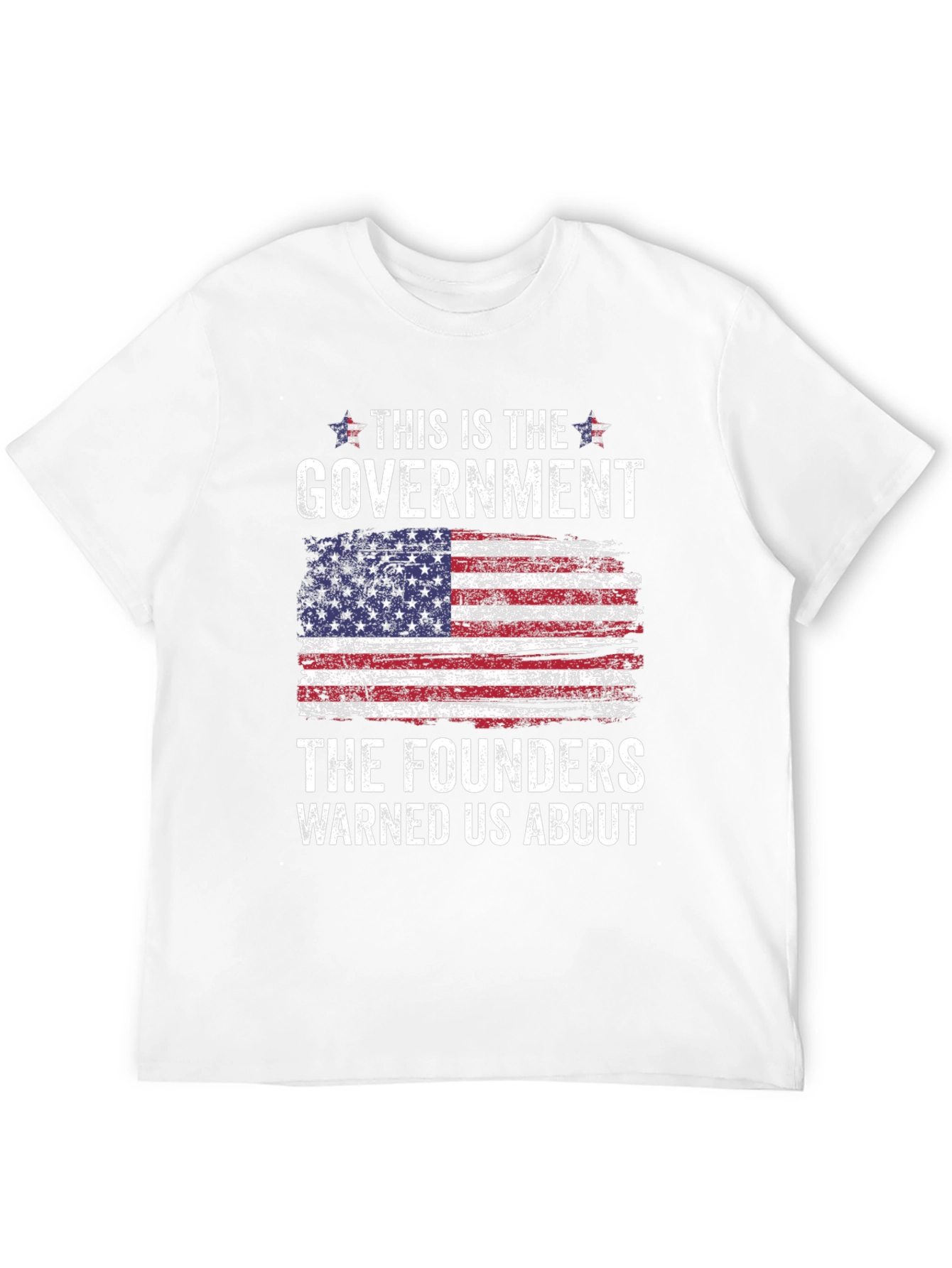 Government Founders Flag Graphic T-Shirt