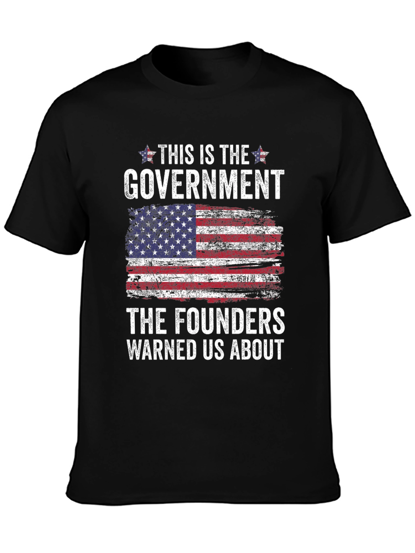 Government Founders Flag Graphic T-Shirt