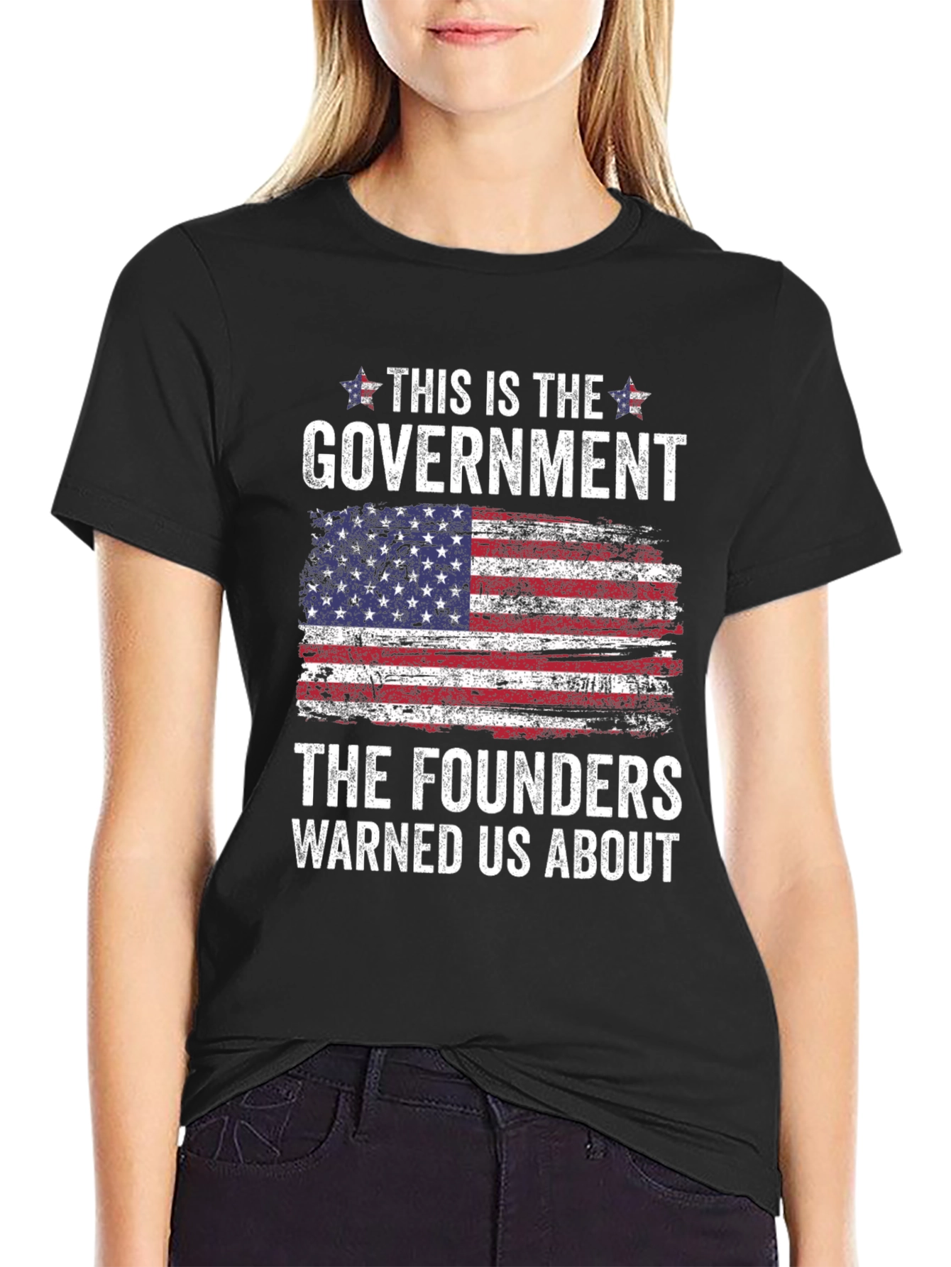 Government Founders Flag Graphic T-Shirt