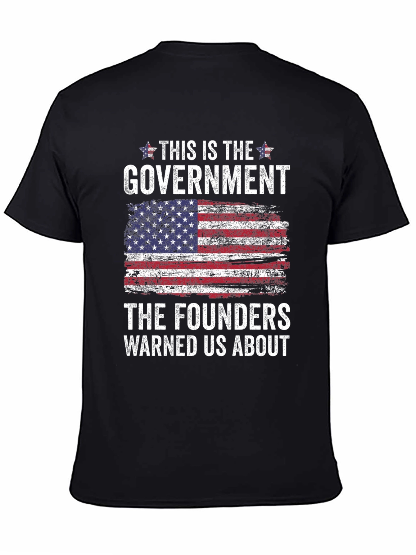 Government Founders Flag Graphic T-Shirt